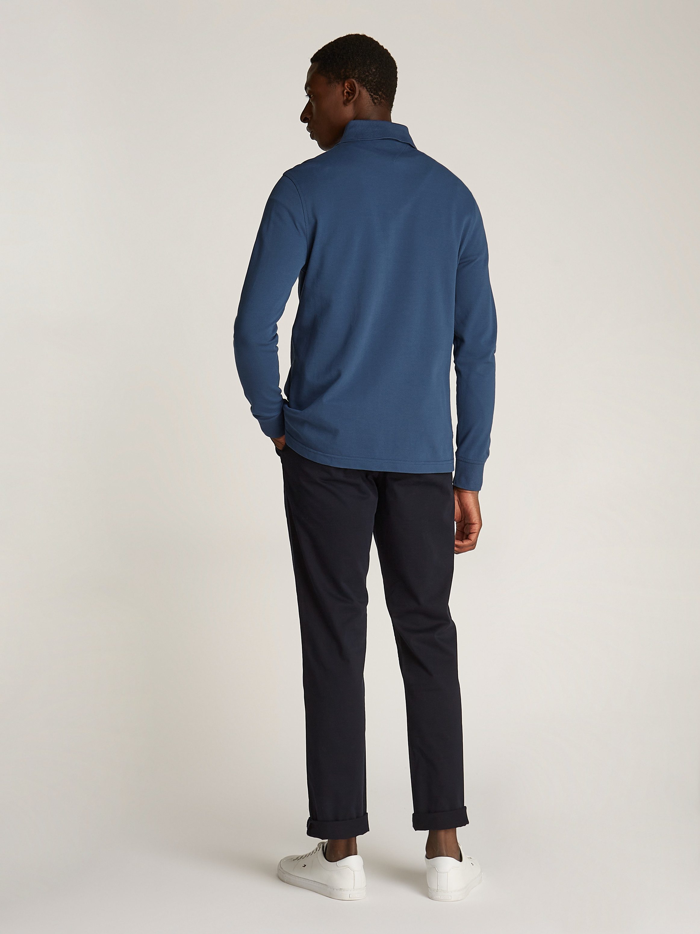 Tommy Hilfiger Poloshirt met lange mouwen 1985 SLIM LS POLO