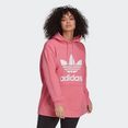 adidas originals sweatshirt trefoil hoodie roze