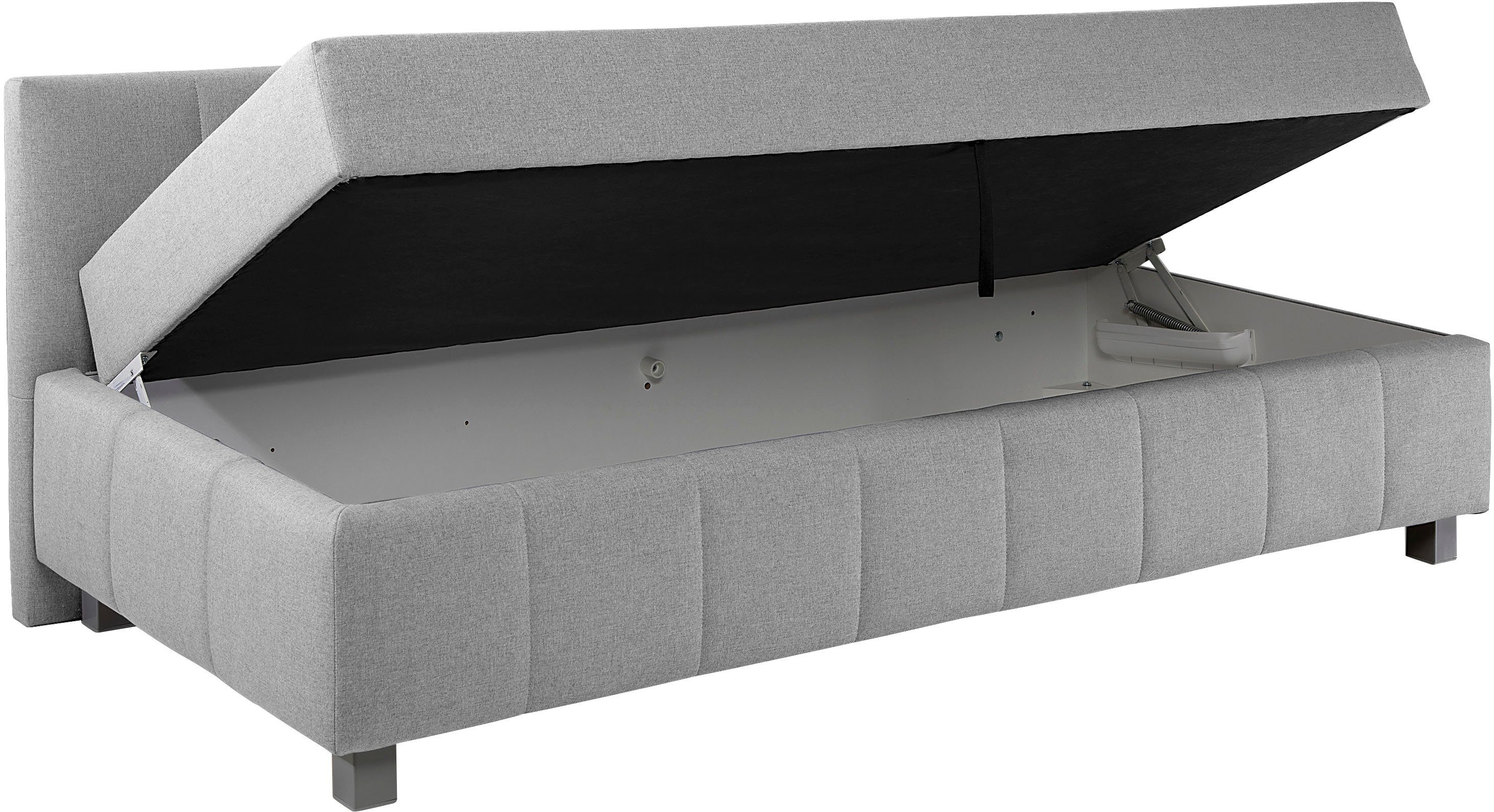Maintal Bed Mailo met bedkist, in 3 breedten, binnenvering- of bonell-matras ter keuze