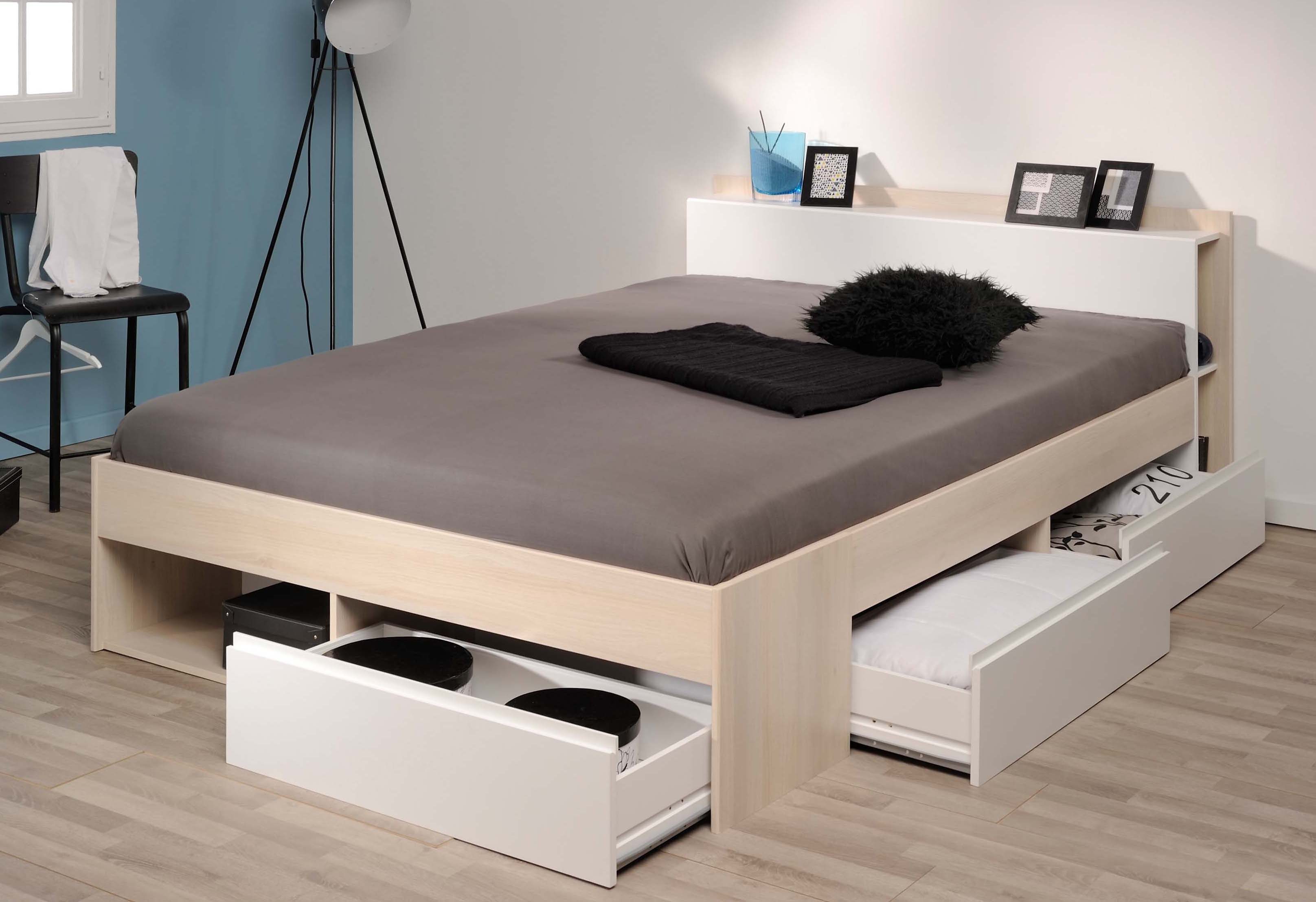 Parisot Ledikant met bergruimte Most bedden beige
