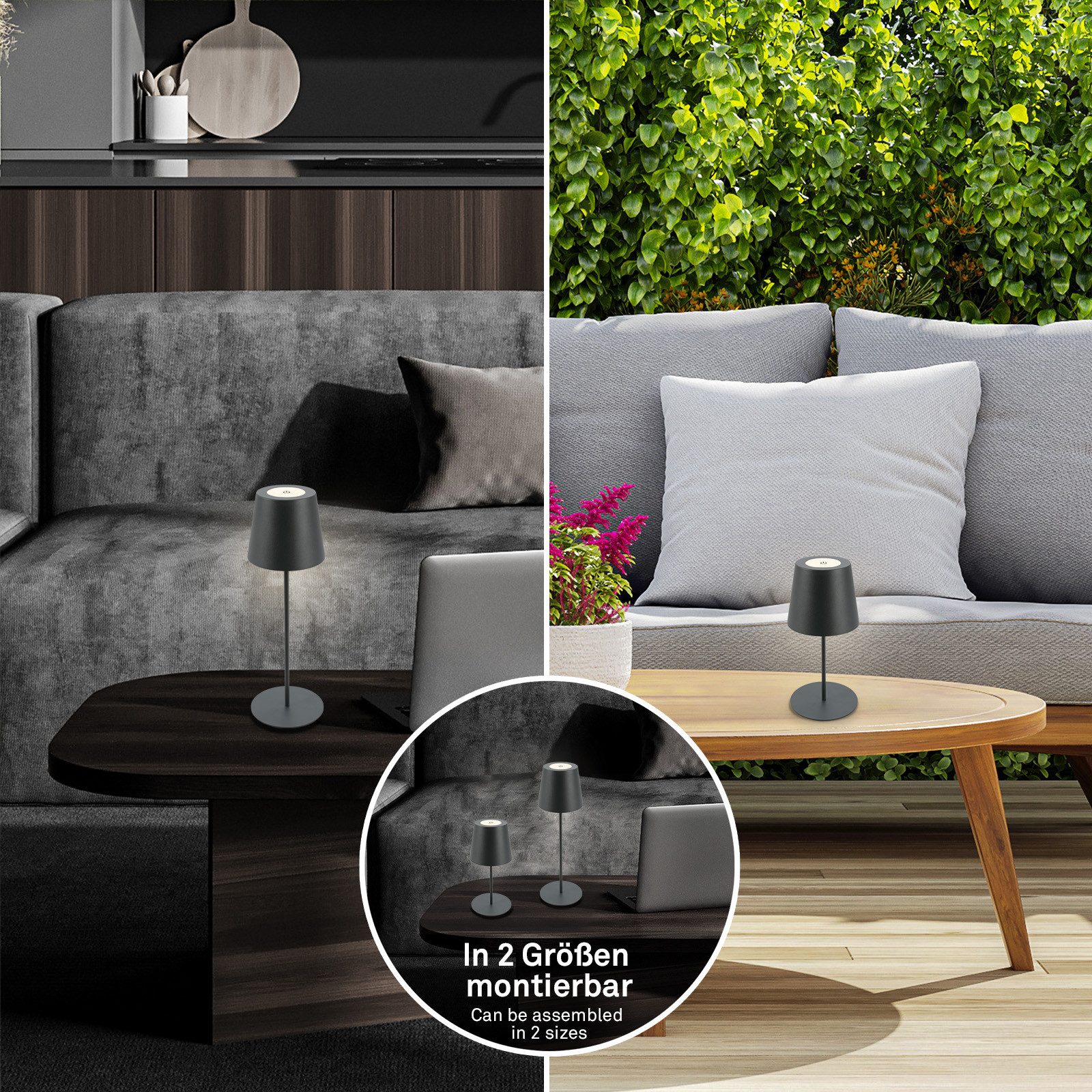 Briloner Leuchten Led-tafellamp voor buiten Coloris