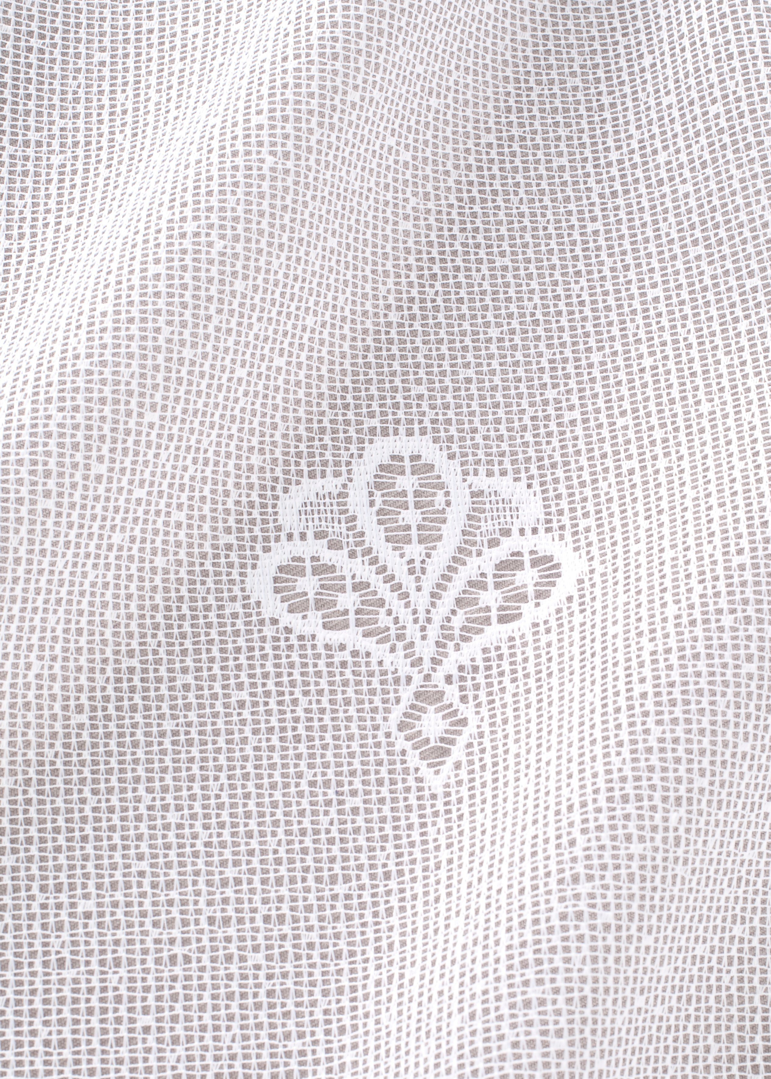 Weckbrodt Gordijn Aletta Jacquard, gestructureerd, halfdoorzichtig, allover, motief, bies, store (1 stuk)