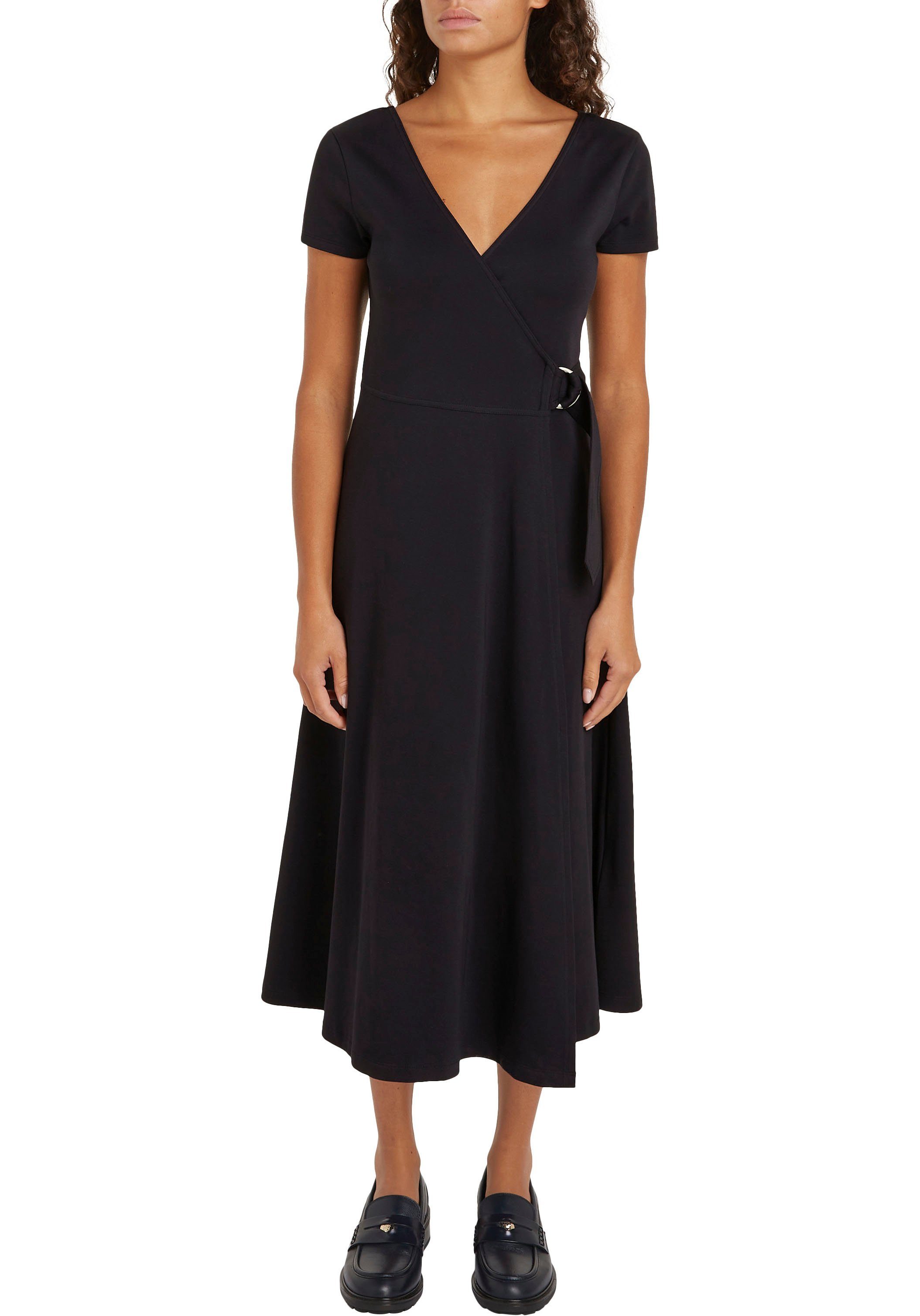 Tommy Hilfiger Wikkeljurk UTILITY WRAP MIDI DRS SS