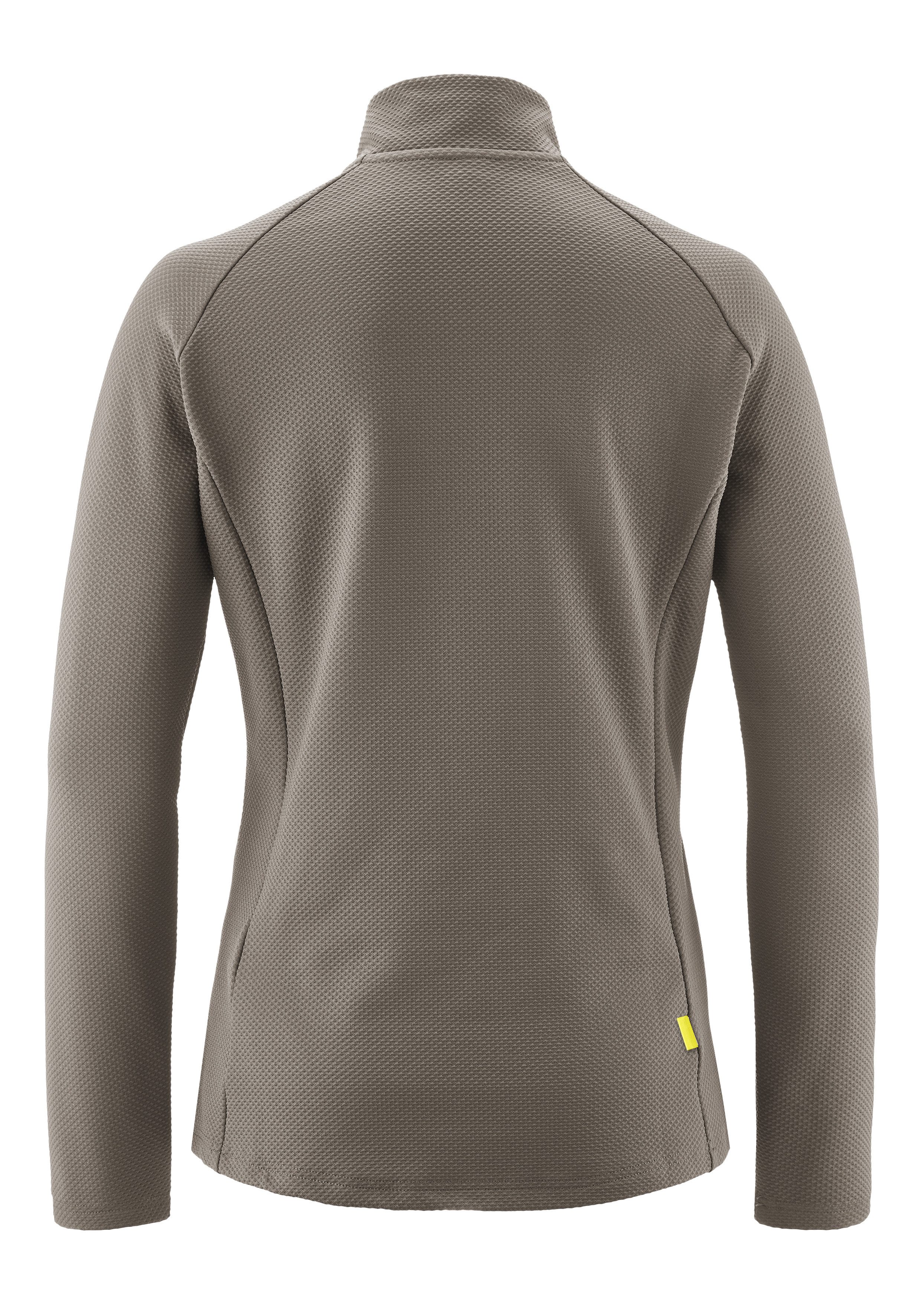 Gonso Fietsshirt Essential Jersey Longsleeve Therm W Dames fietsshirt half-zip, shirt met lange mouwen, Semi Fit