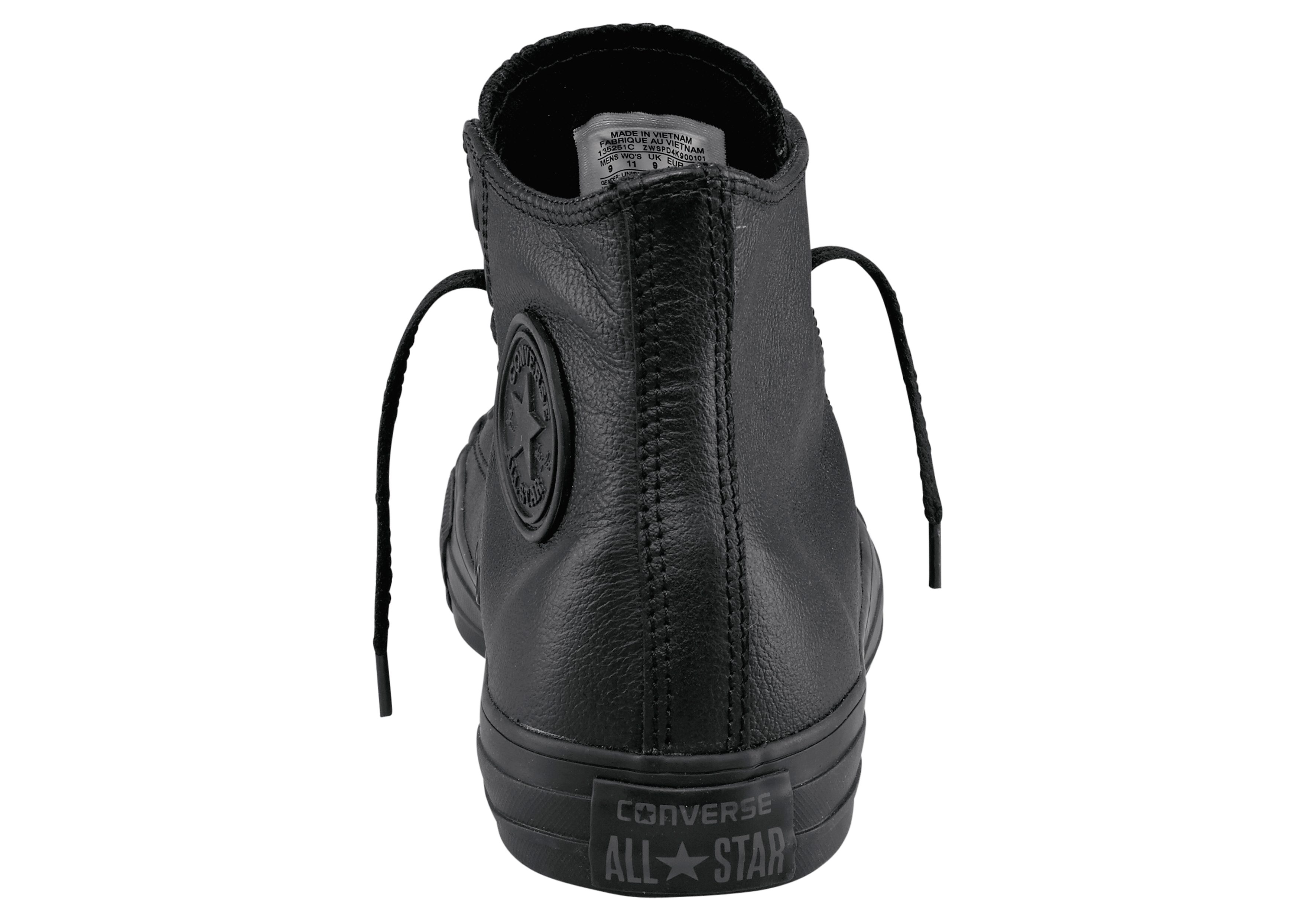 Converse Sneakers Chuck Taylor All Star Hi Monochroom Leer
