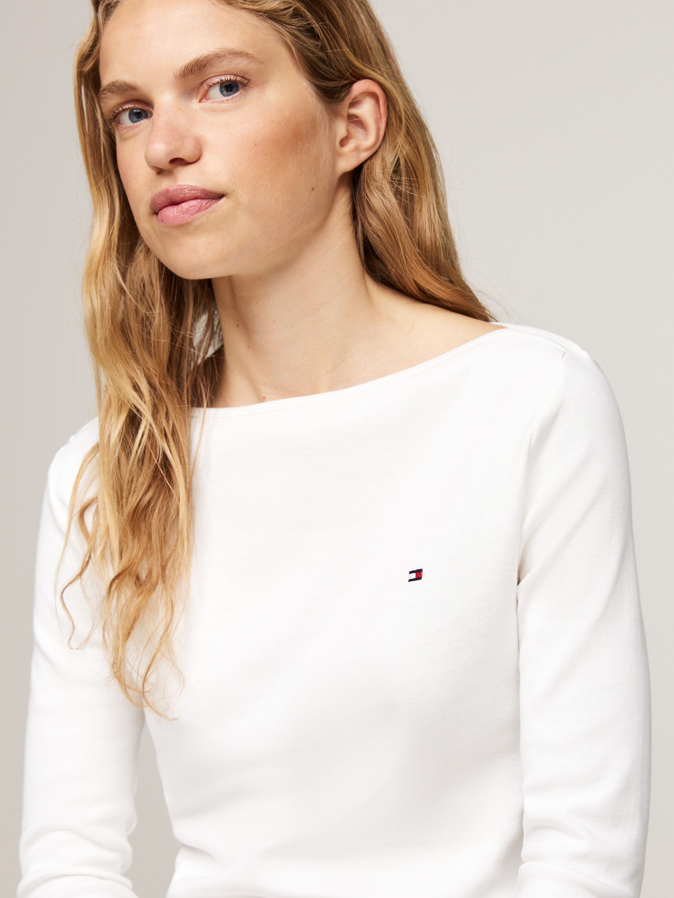 Tommy Hilfiger Shirt met 3 4 mouwen NEW CODY SLIM BOAT-NK 3 4SLV