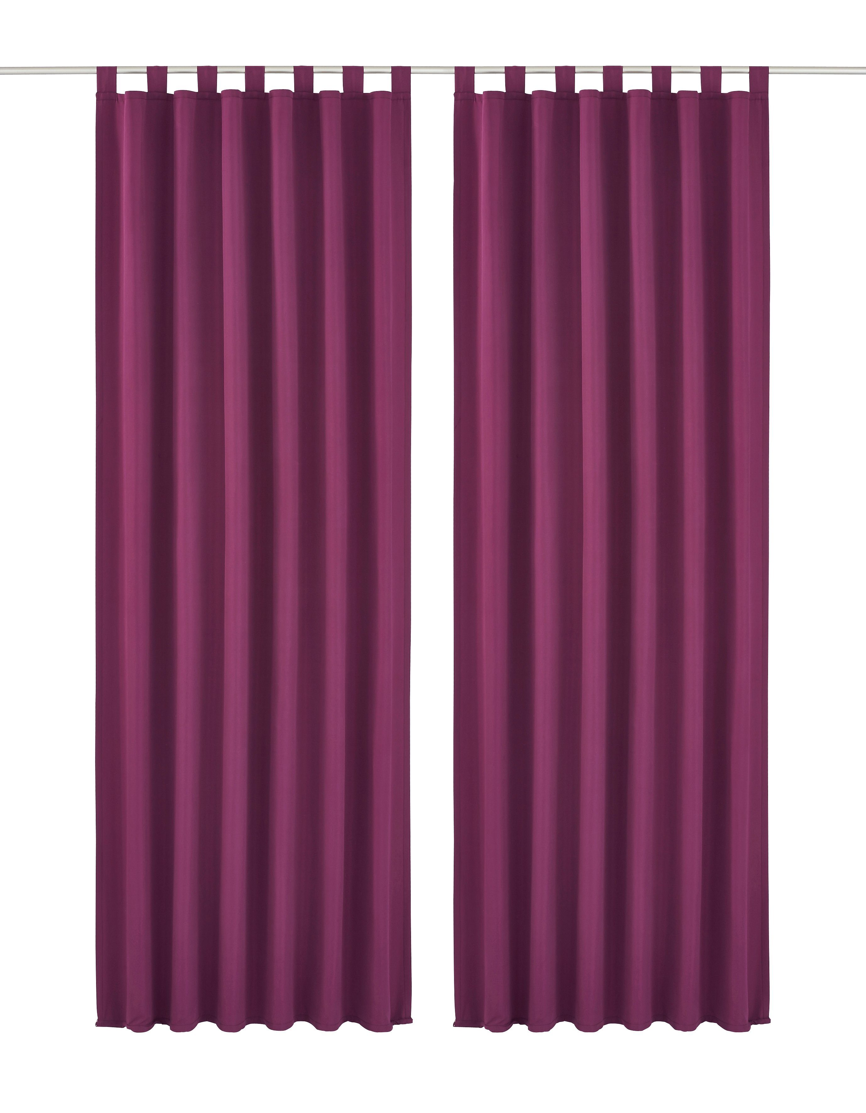 my home Gordijn Raja 2-pack, bestseller, effen, modern, onderhoudsvriendelijke microvezel (2 stuks)