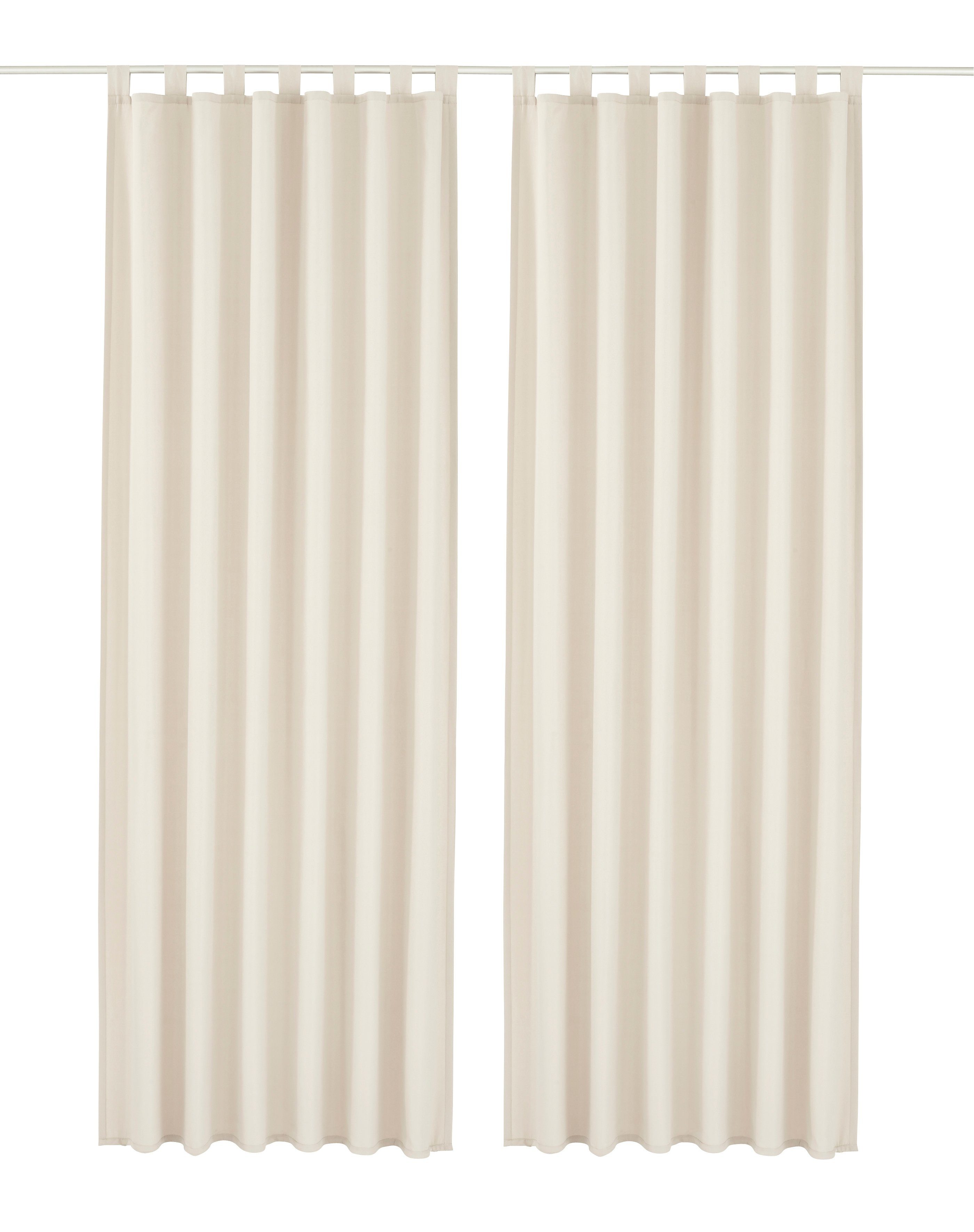 my home Gordijn Raja 2-pack, bestseller, effen, modern, onderhoudsvriendelijke microvezel (2 stuks)