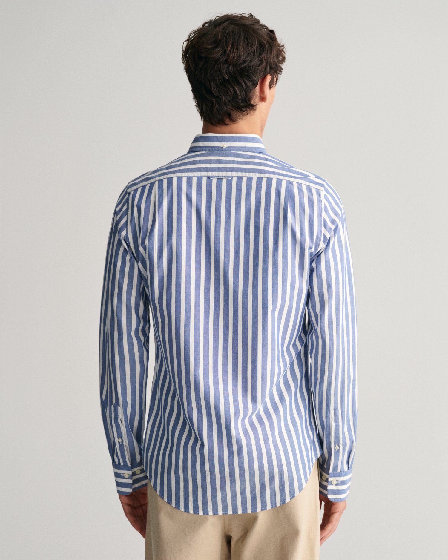 Gant Overhemd met lange mouwen REG WIDE POPLIN STRIPE SHIRT