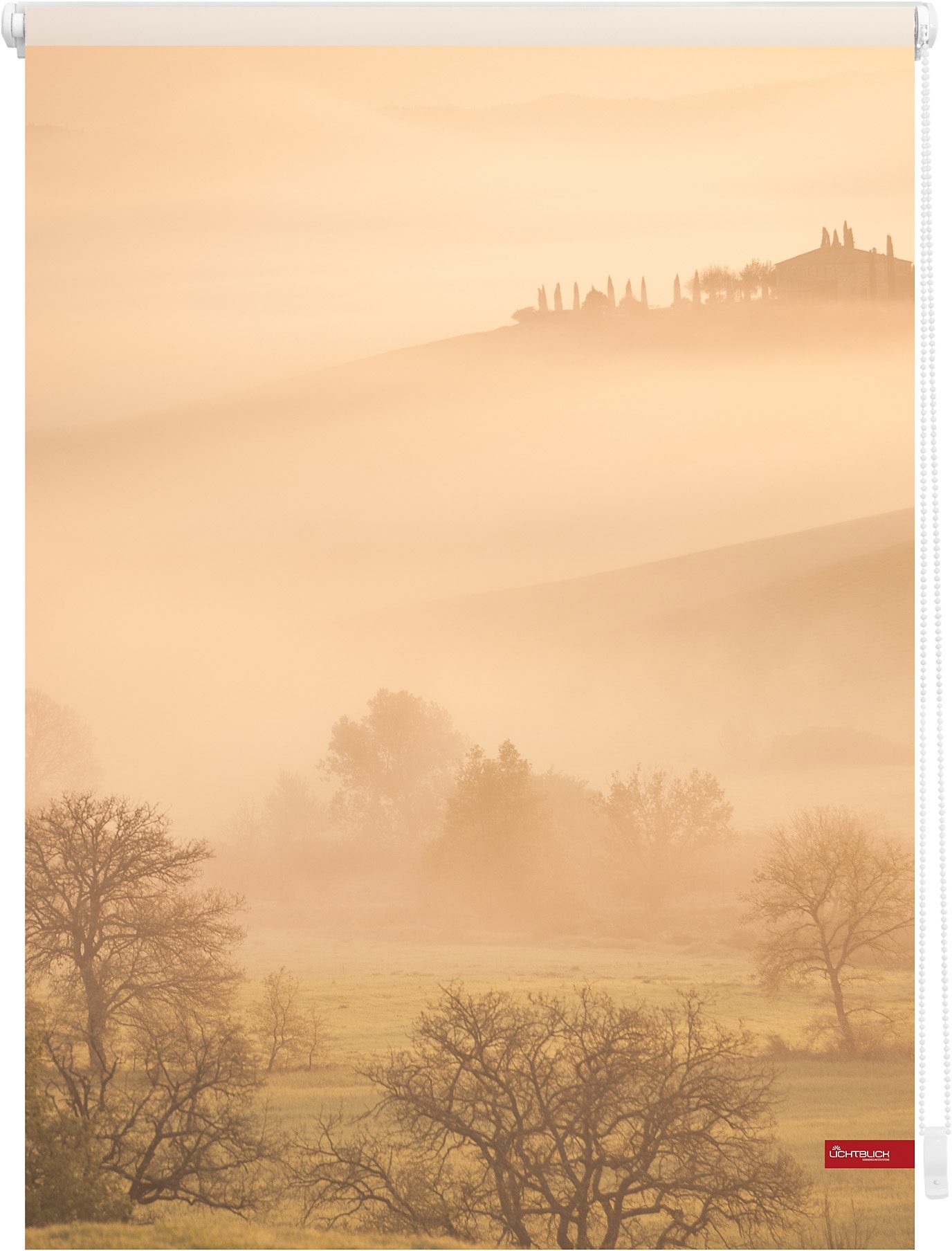 LICHTBLICK Rolgordijn met zijbediening Klemmfix motief Toscane gedessineerd (1 stuk)