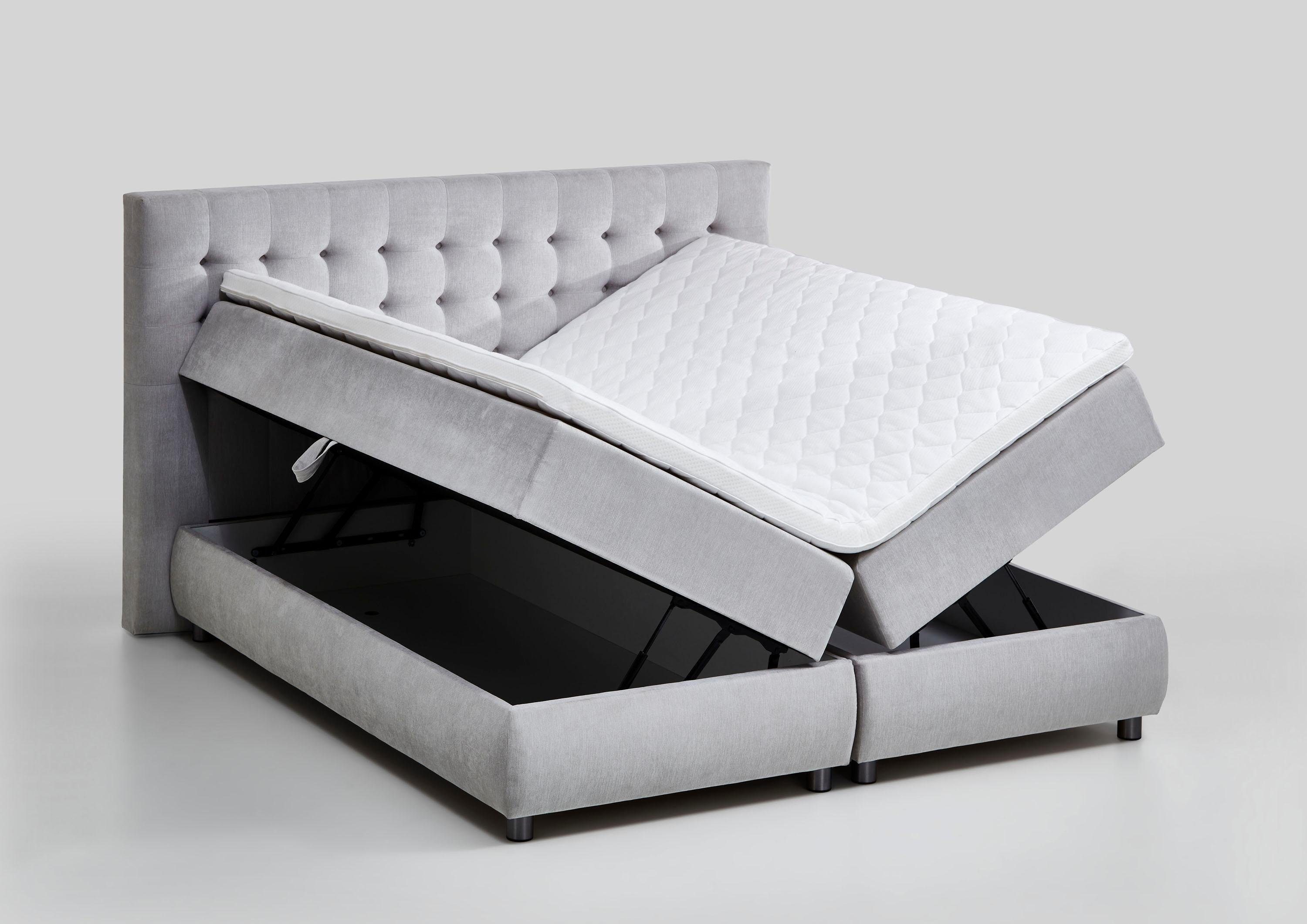ATLANTIC home collection Boxspring TINA met bedkist en topmatras, ook in extra lang
