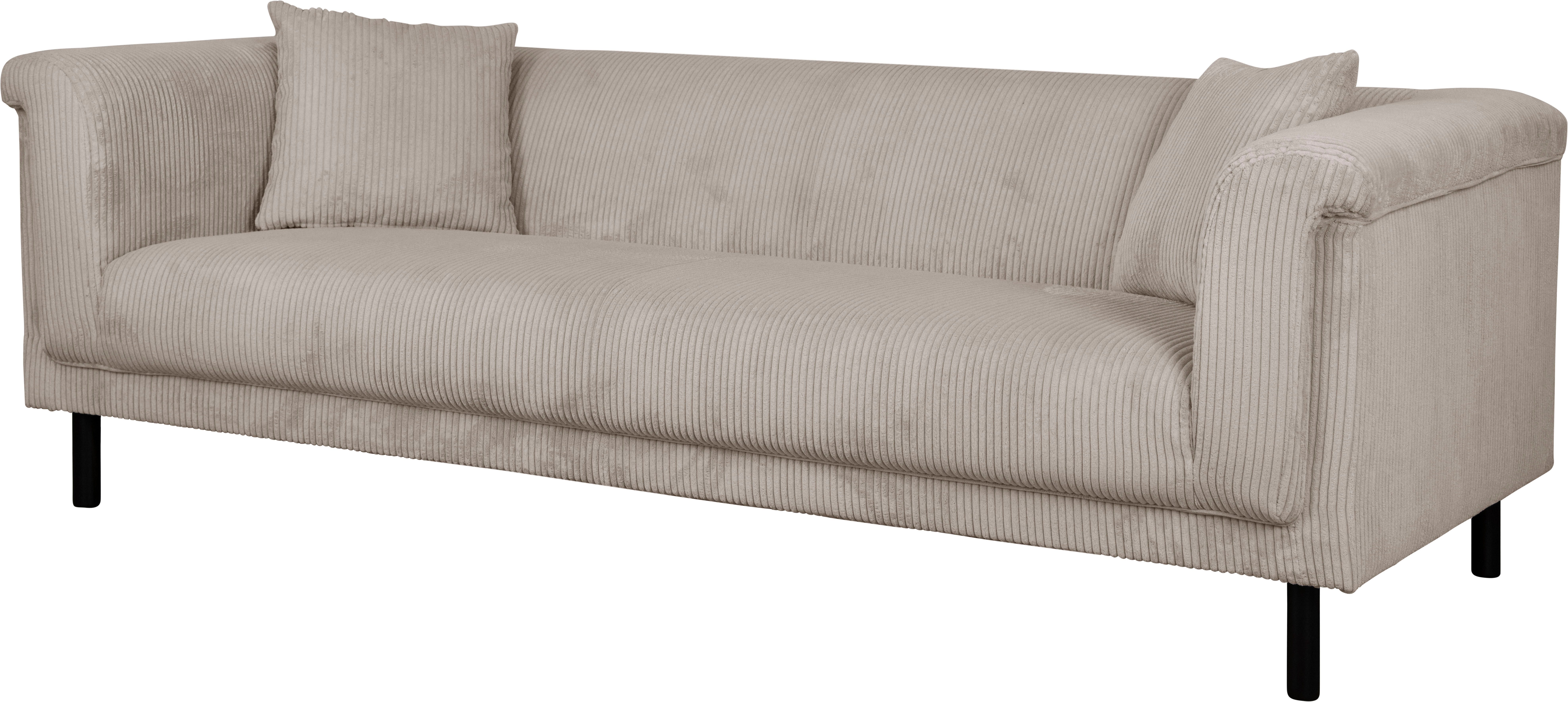INOSIGN 3-zitsbank AGNIA BxDxH: 210x85x71 cm incl. sierkussens, ook in cord en bouclé
