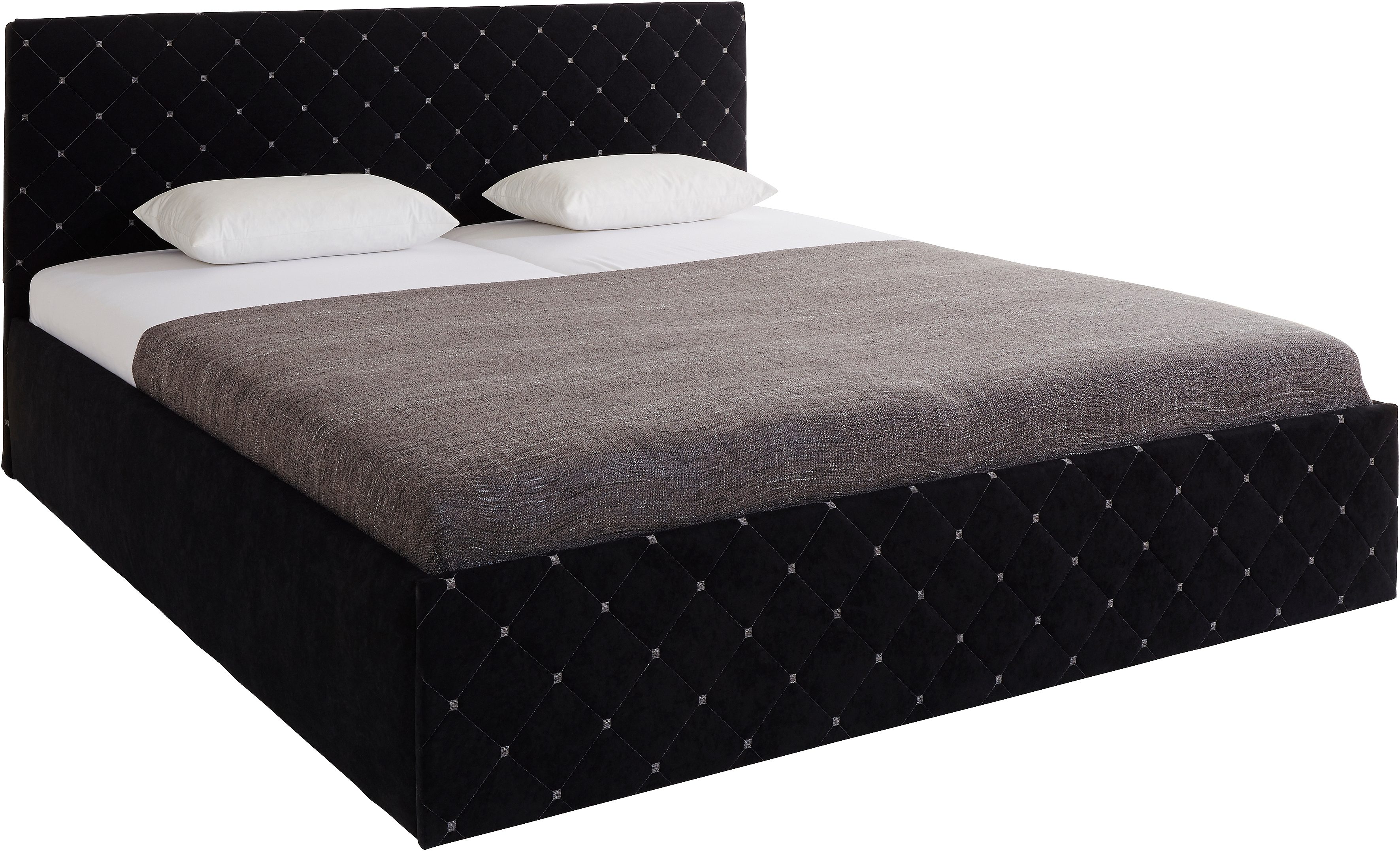 Westfalia Polsterbetten Gestoffeerd bed met bedkist bij uitvoering met matras