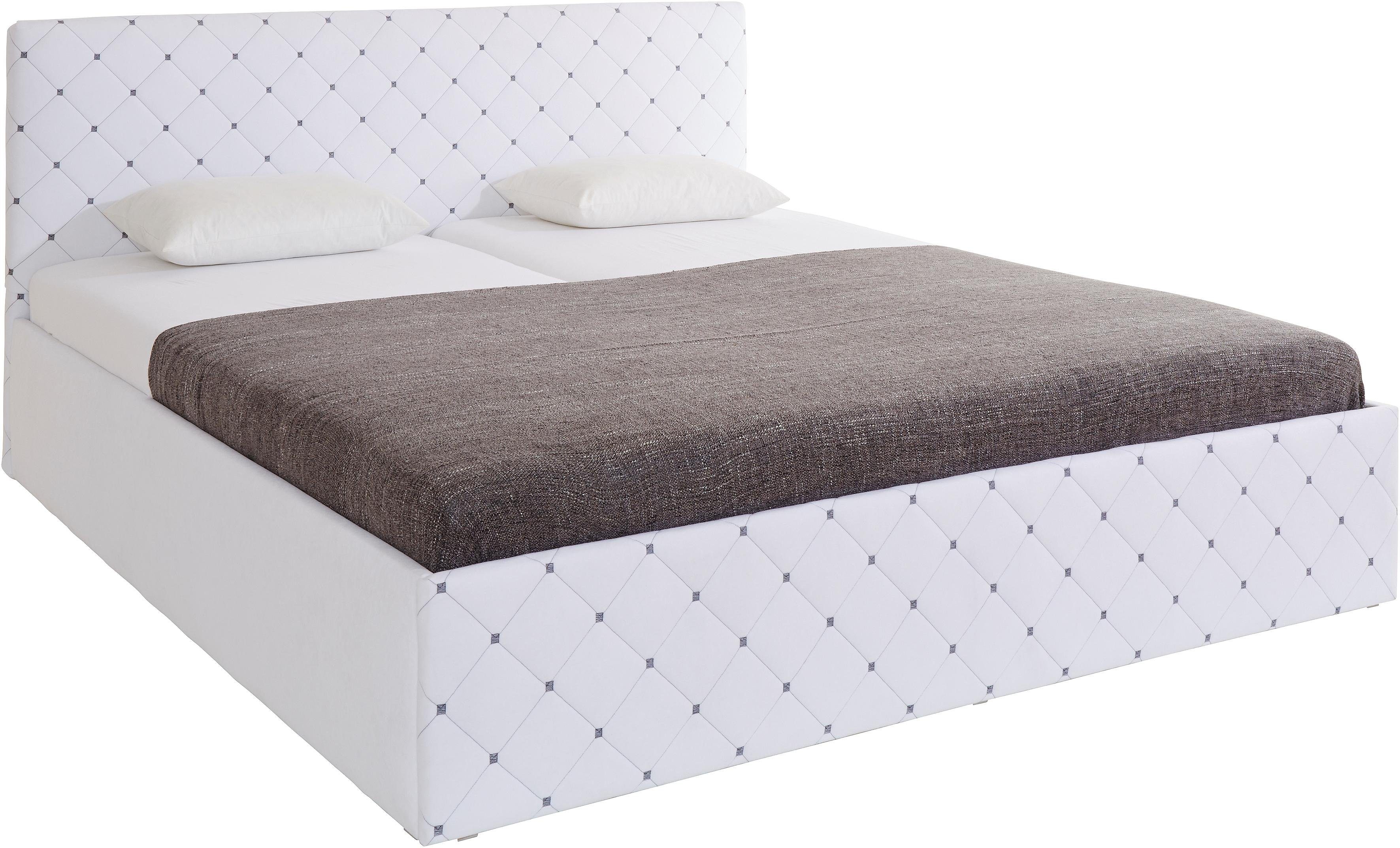 Westfalia Polsterbetten Gestoffeerd bed met bedkist bij uitvoering met matras