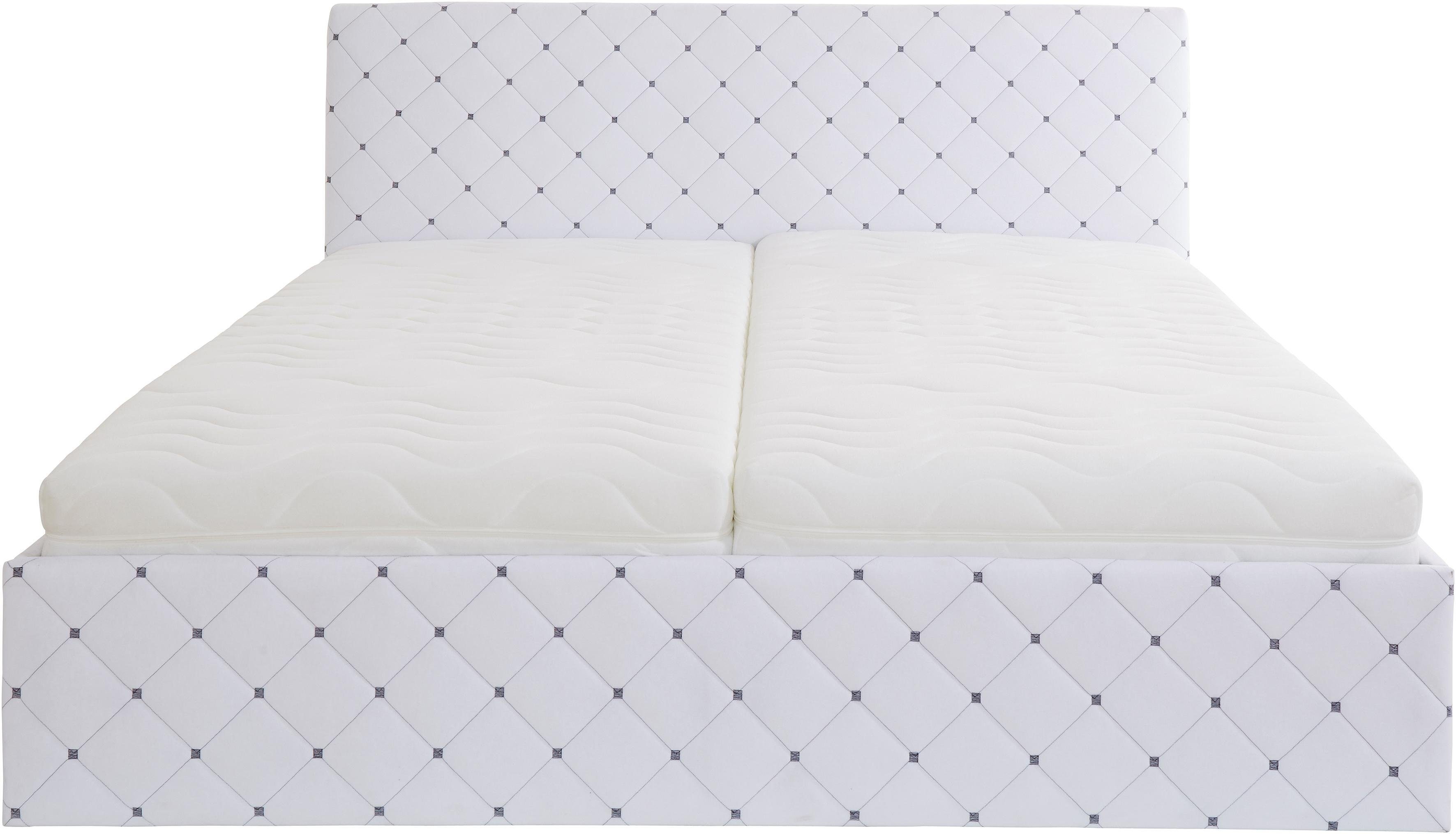 Westfalia Polsterbetten Gestoffeerd bed met bedkist bij uitvoering met matras