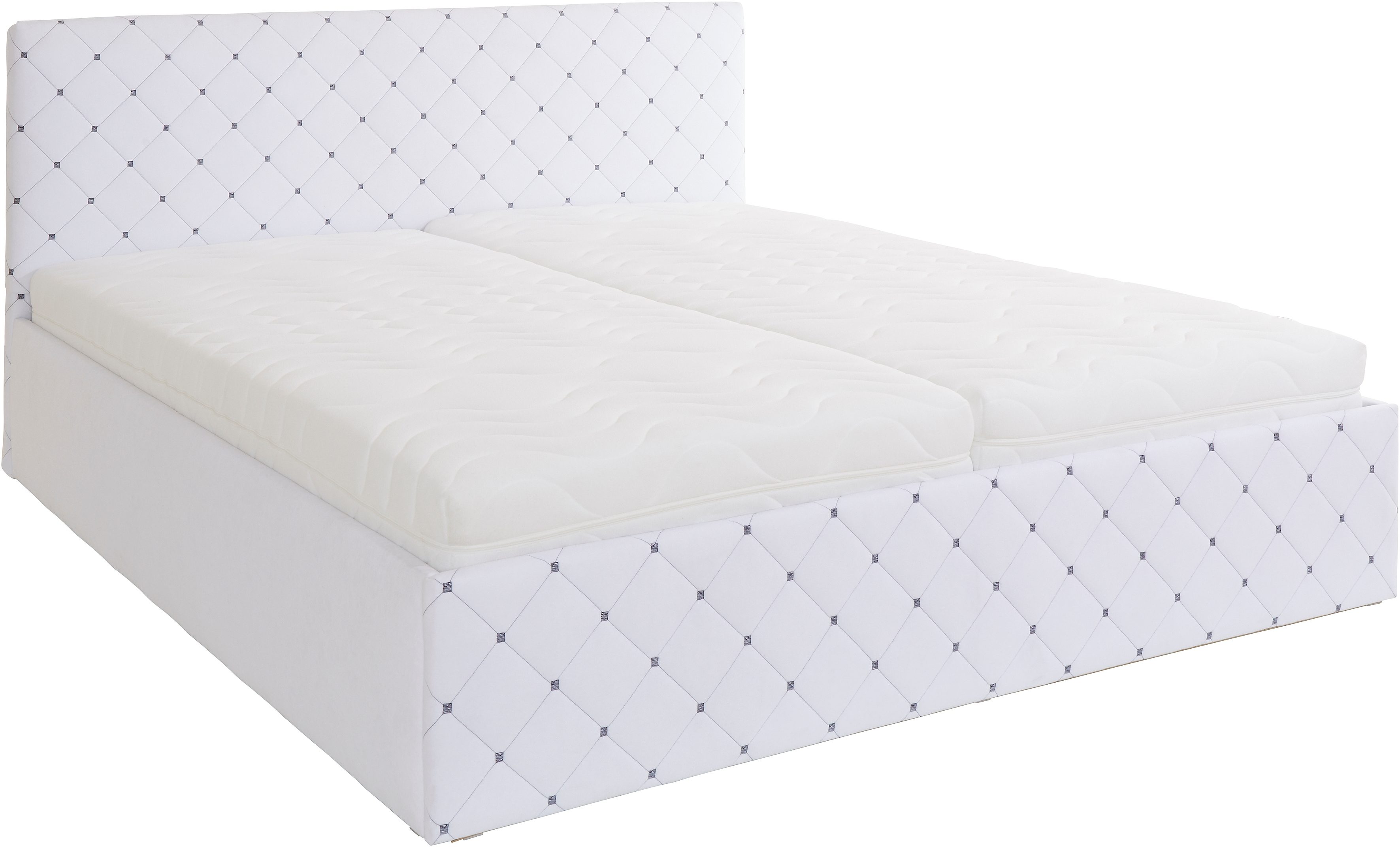 Westfalia Polsterbetten Gestoffeerd bed met bedkist bij uitvoering met matras