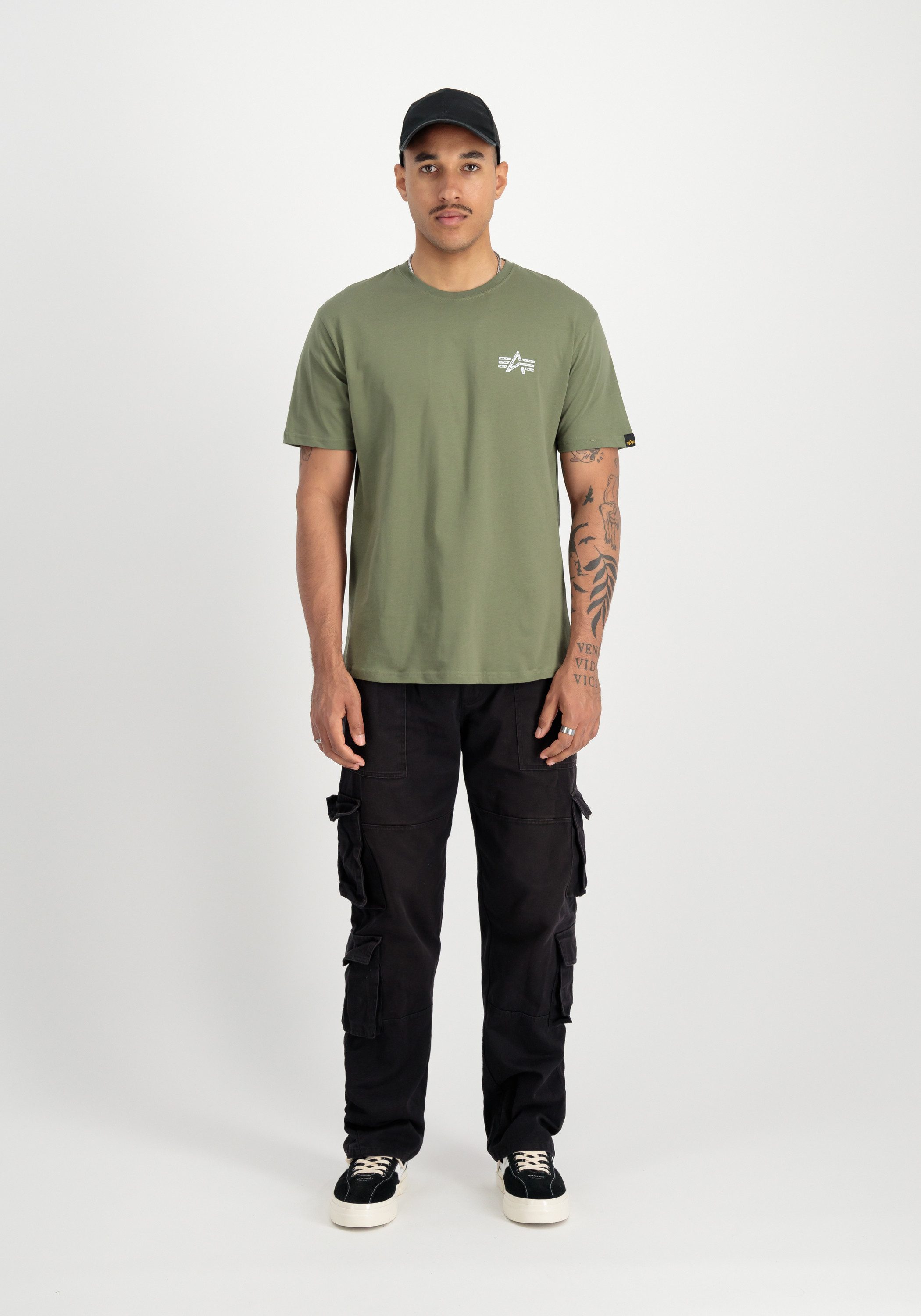 Alpha Industries T-shirt Men T-Shirts Signature Backprint T-Shirt