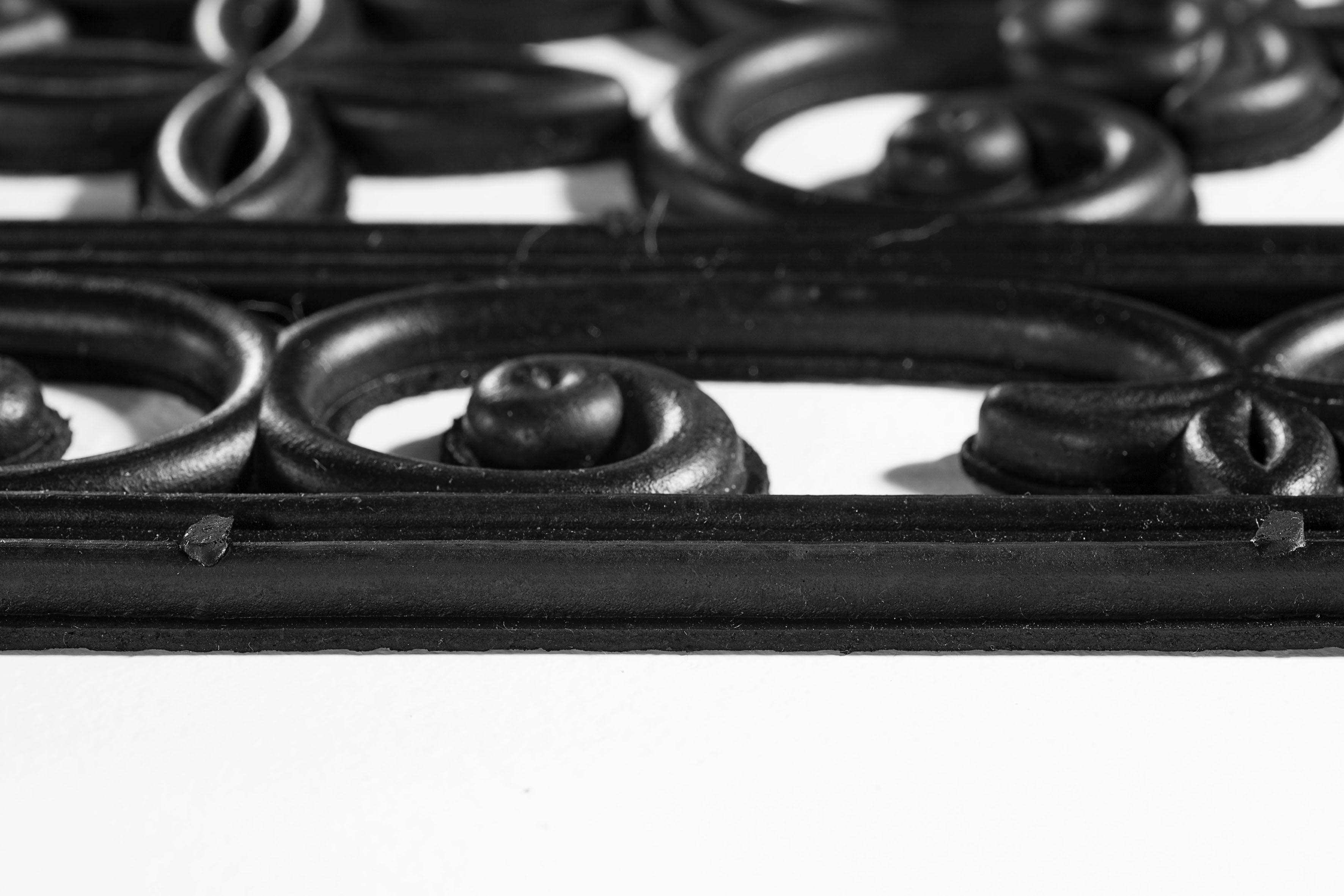 Andiamo Mat Libretto Rubber voetmatten, gietijzer look, geschikt voor binnen en buiten