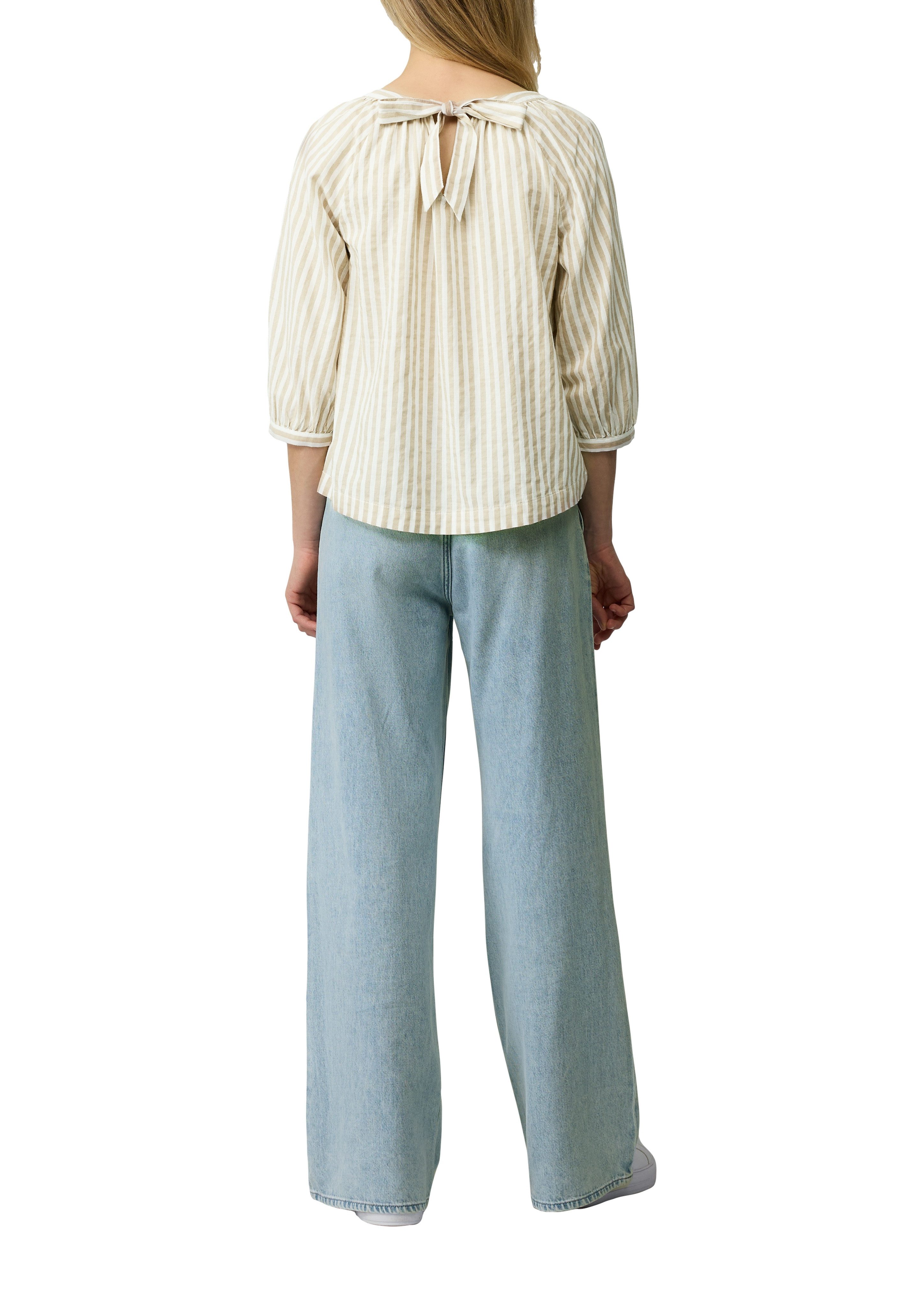 s.Oliver Blouse zonder sluiting met streepmotief