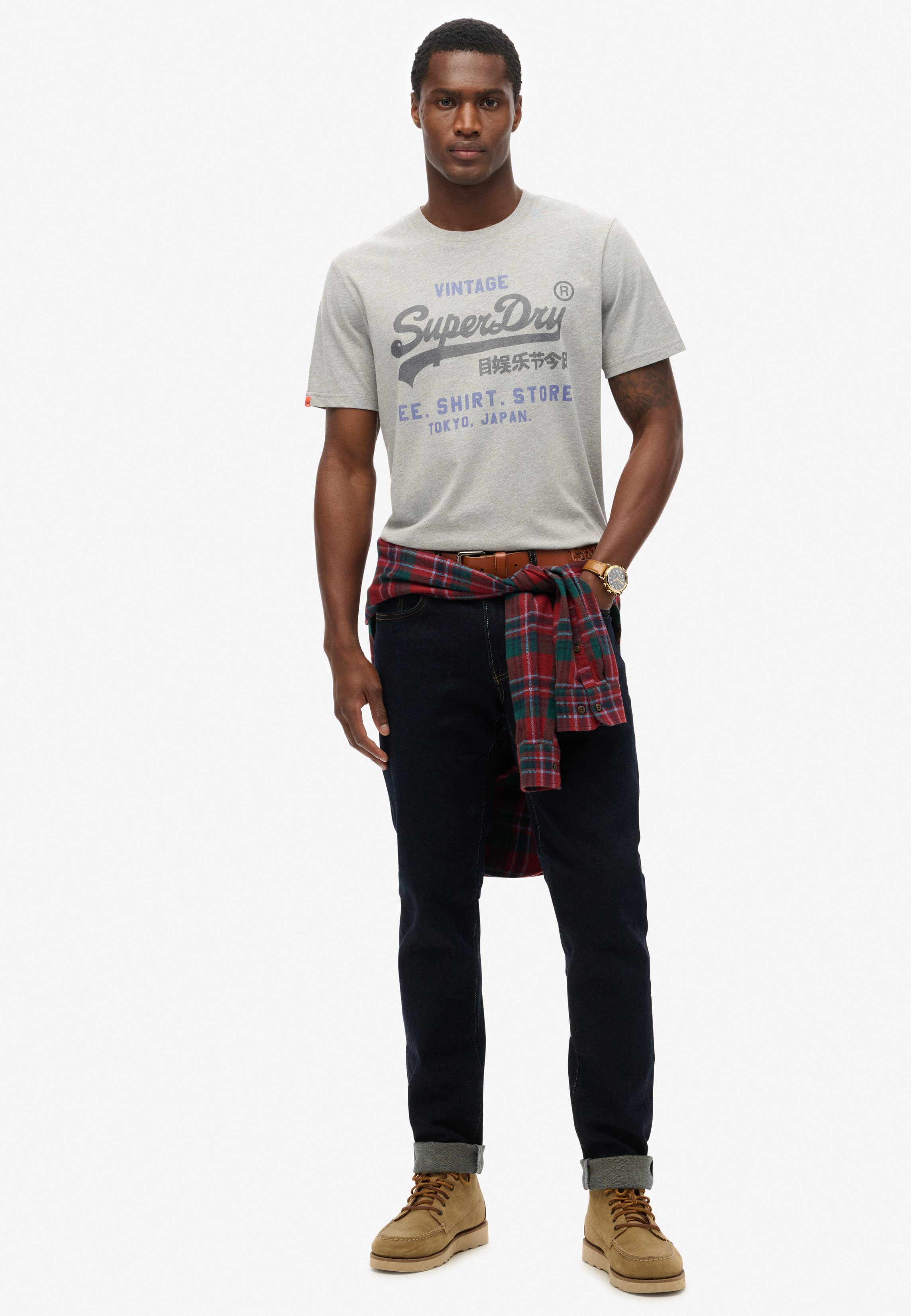 Superdry Shirt met ronde hals VL HERITAGE RELAXED TEE
