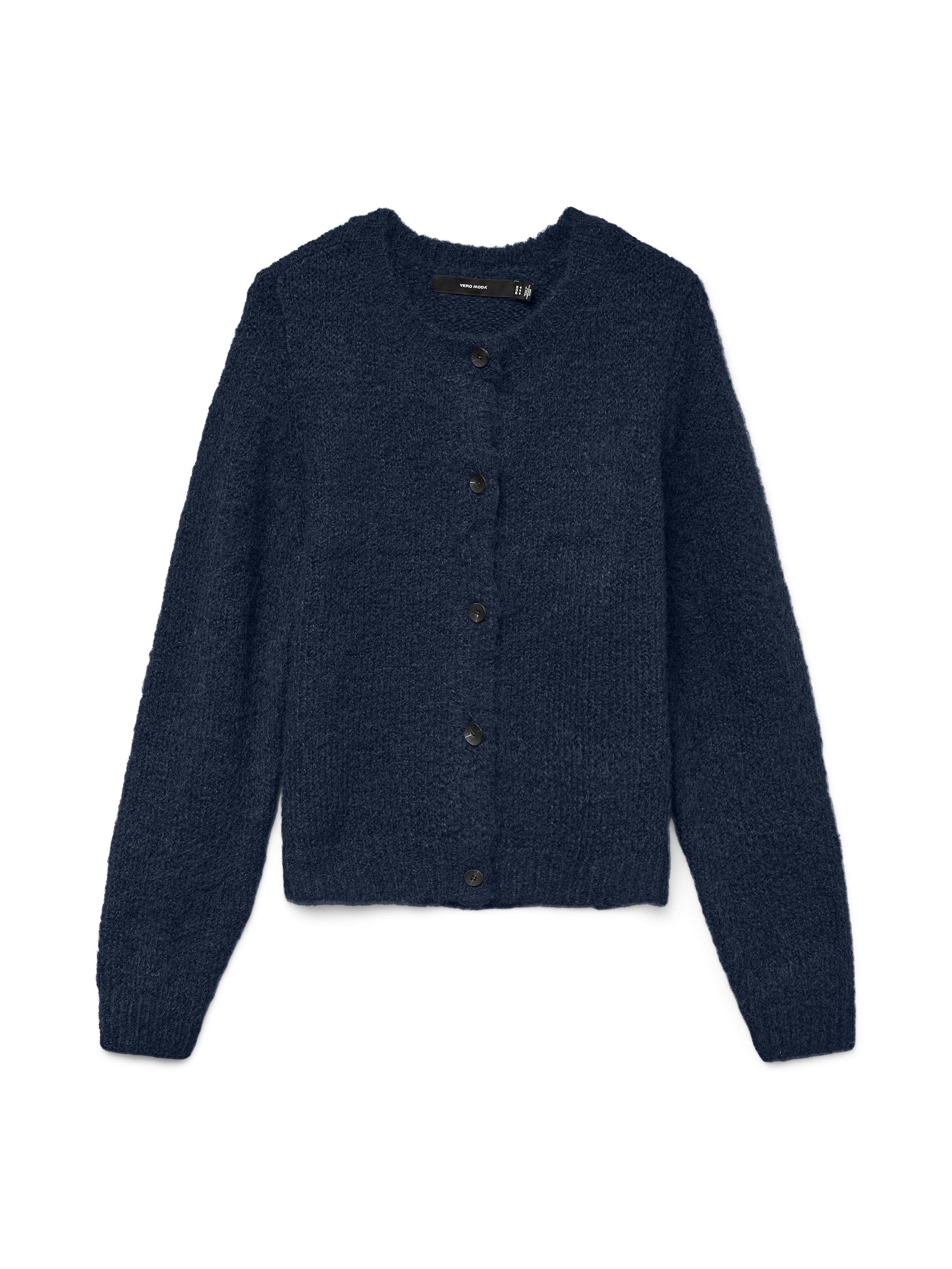 Vero Moda Vest VMNOVAH LS O-NECK BUTTON CARDI GA NOOS