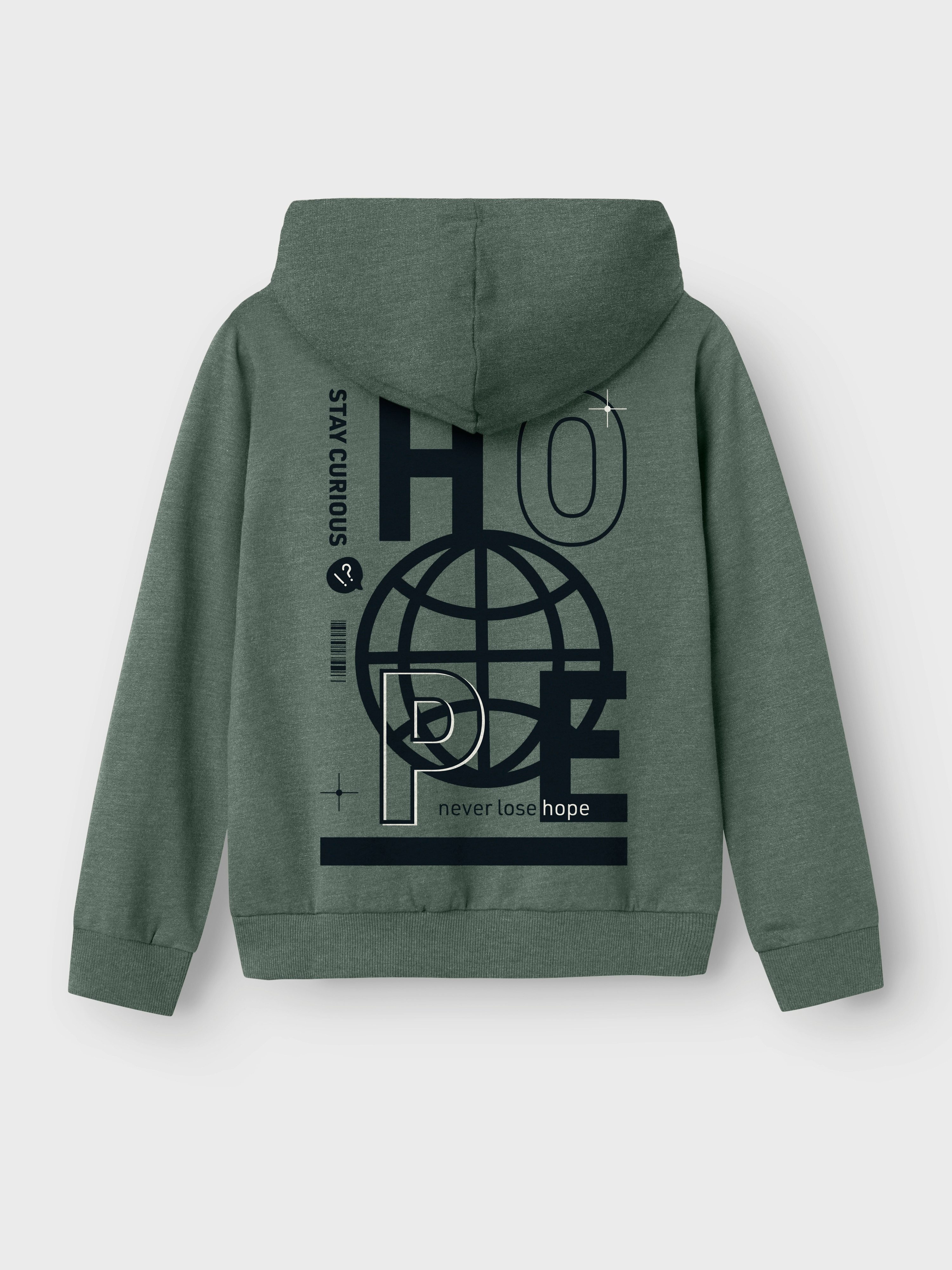 Name It Sweatshirt NKMOLAF LS NREG SWE WH BRU PB