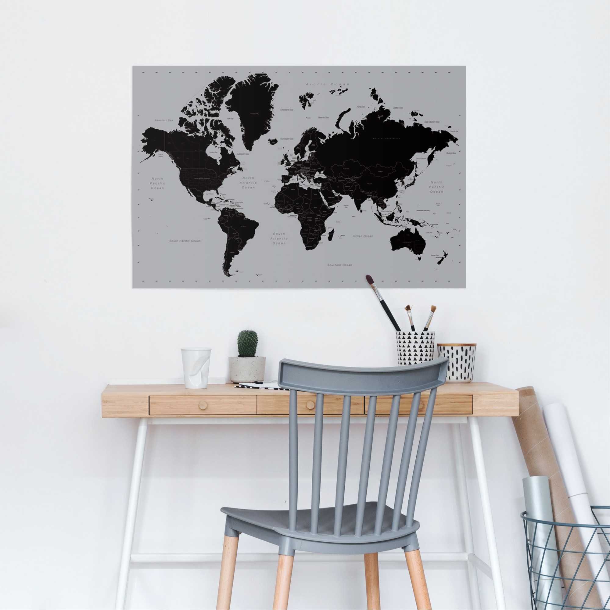 Reinders! Poster Wereldkaart