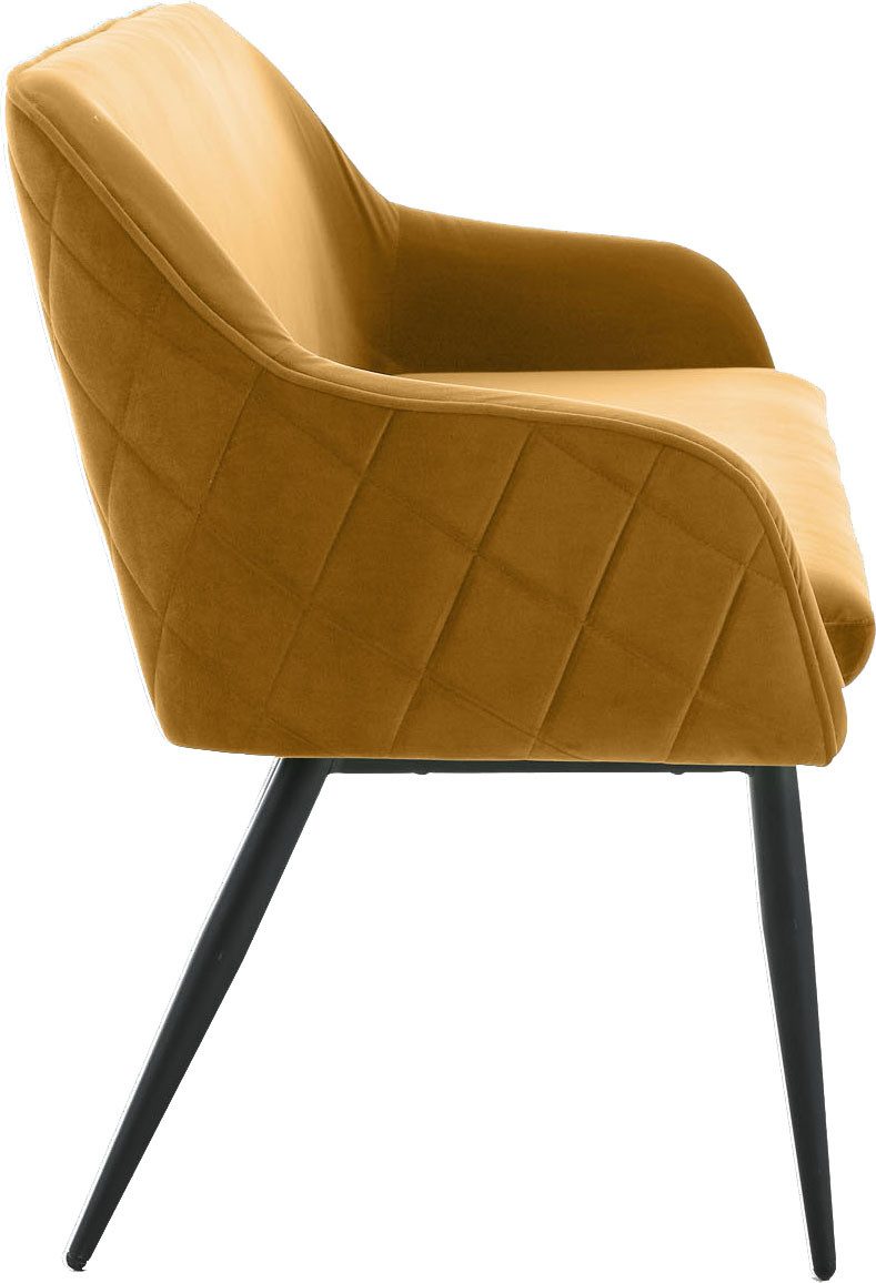 SalesFever Eethoek Rugvlak met ingewikkelde ruitstepping (set, 6-delig)