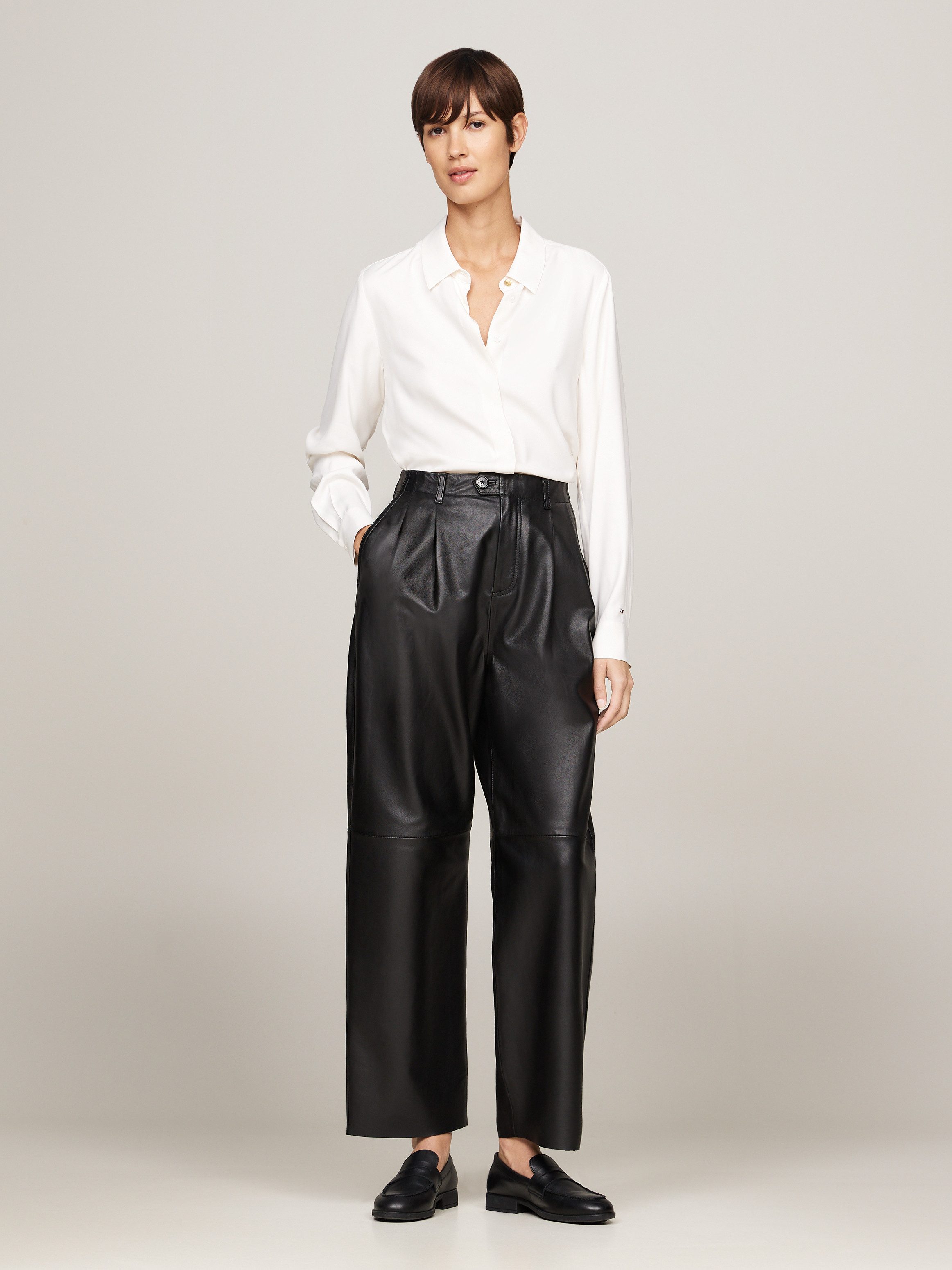 Tommy Hilfiger Blouse met lange mouwen met logovlag