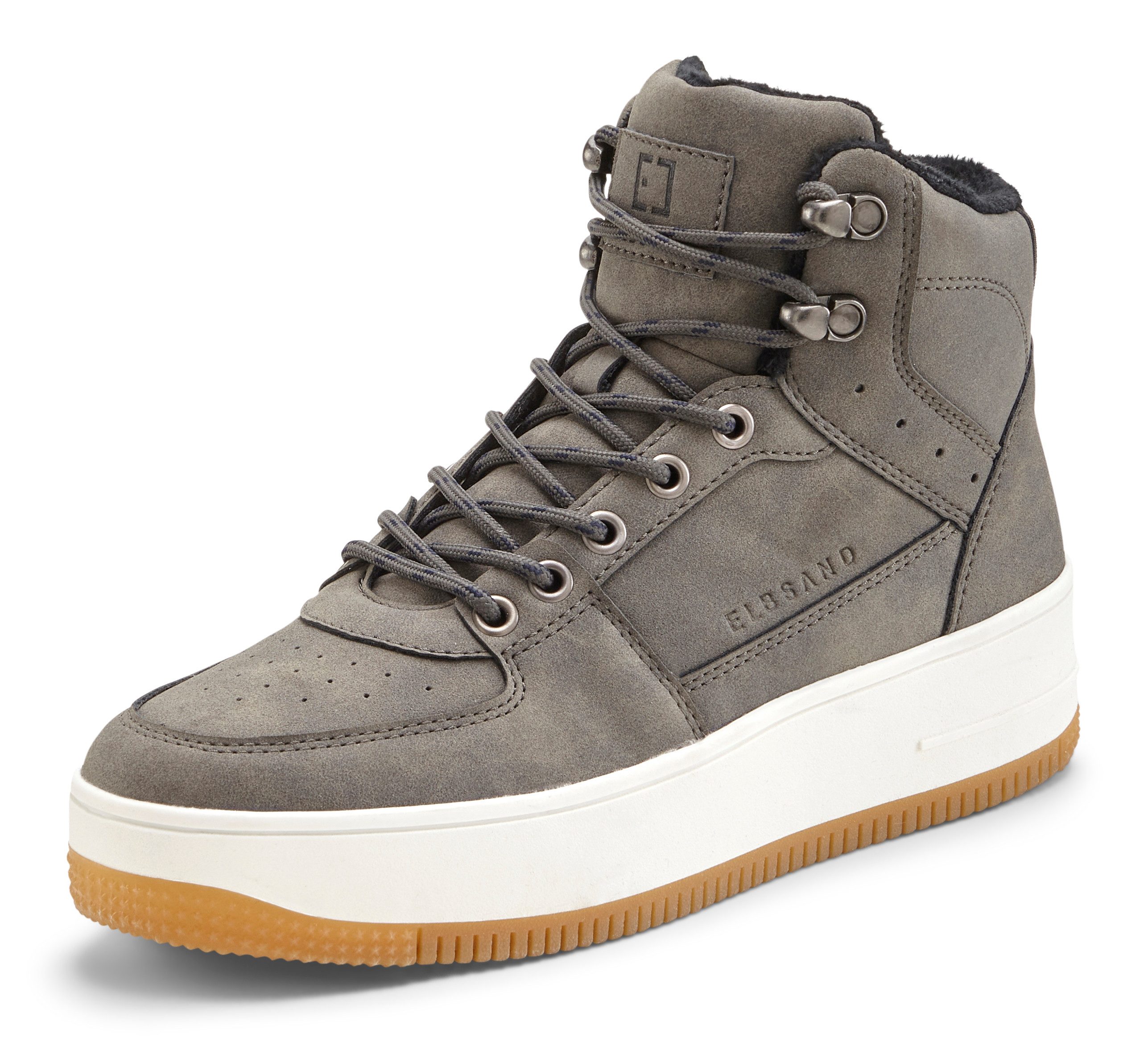 Elbsand Sneakers met knuffelig warm voering, vrijetijdsschoen, lage schoen, high top sneaker