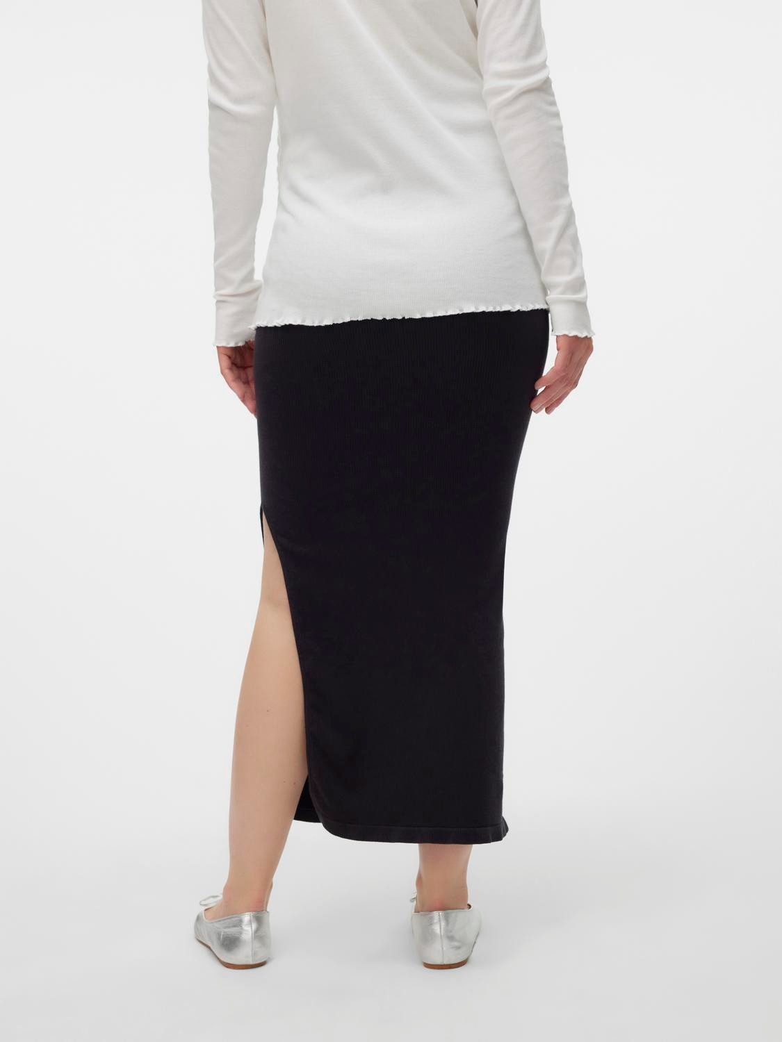 Mamalicious Zwangerschapsrok MLALANIS SEAMLESS AL RIB SKIRT HW NOOS