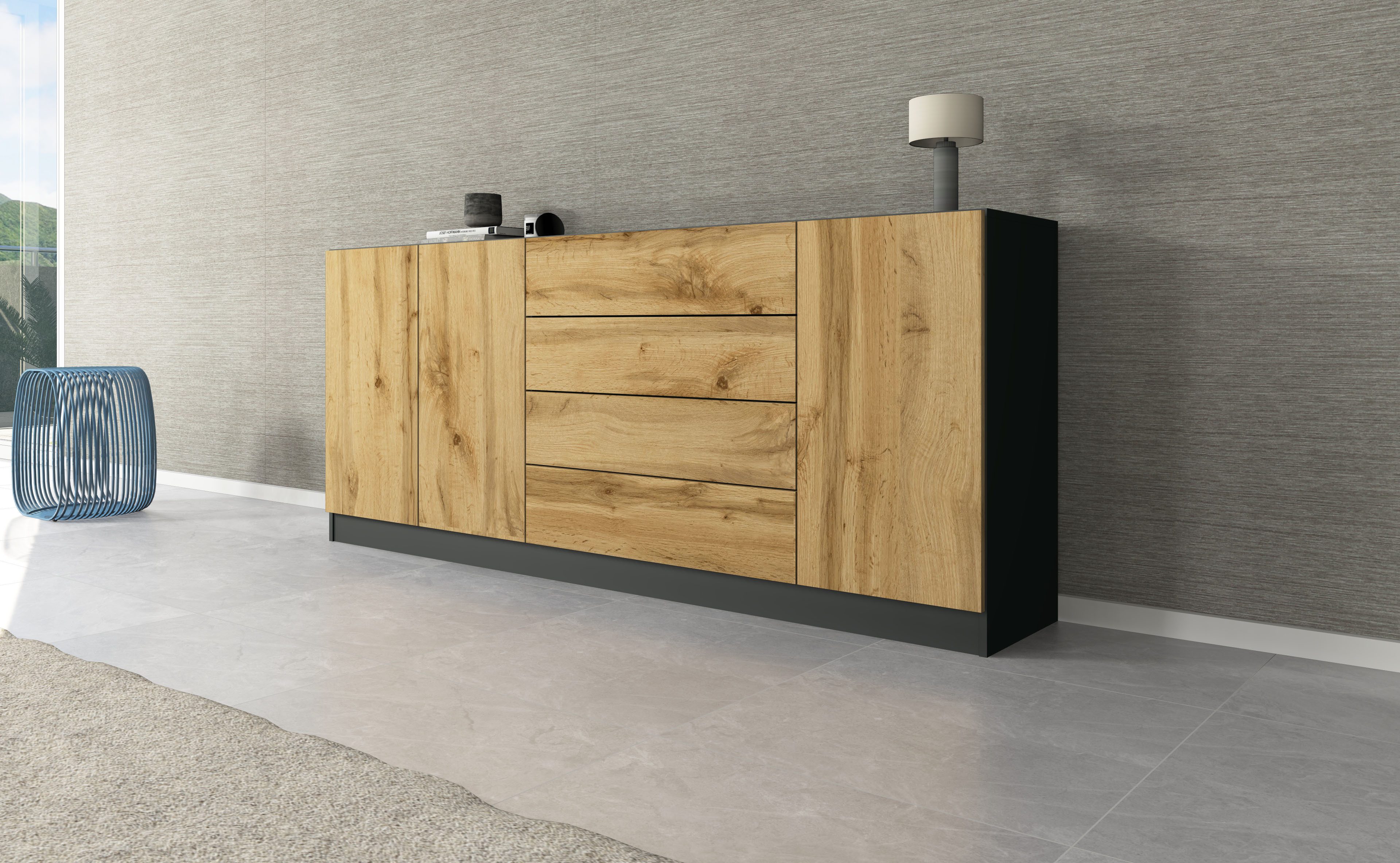 borchardt Möbel Dressoir Vaasa Breedte 190 cm