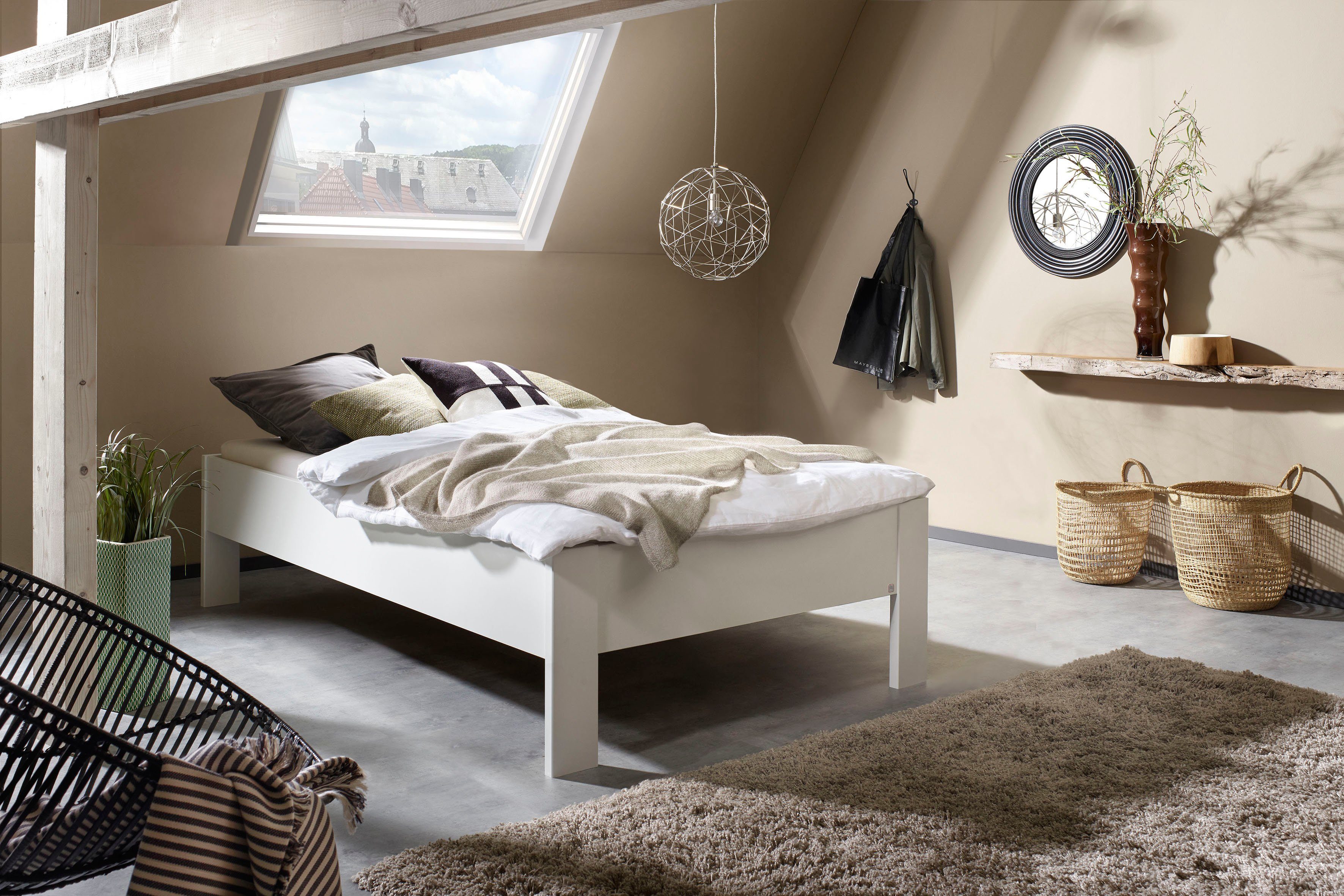 rauch Futonbed Aditio zonder hoofdbord futonbedden wit