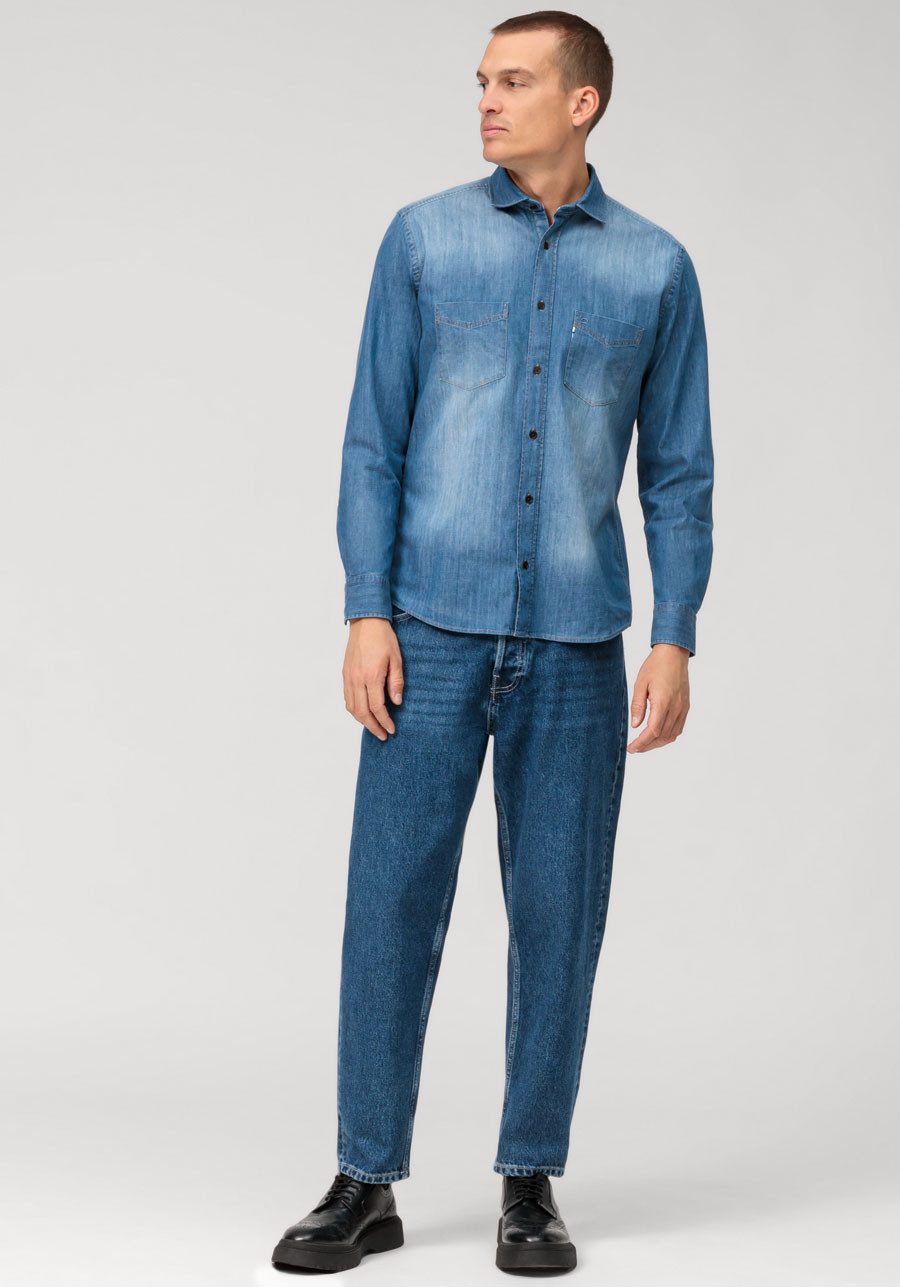 OLYMP Jeans overhemd Casual