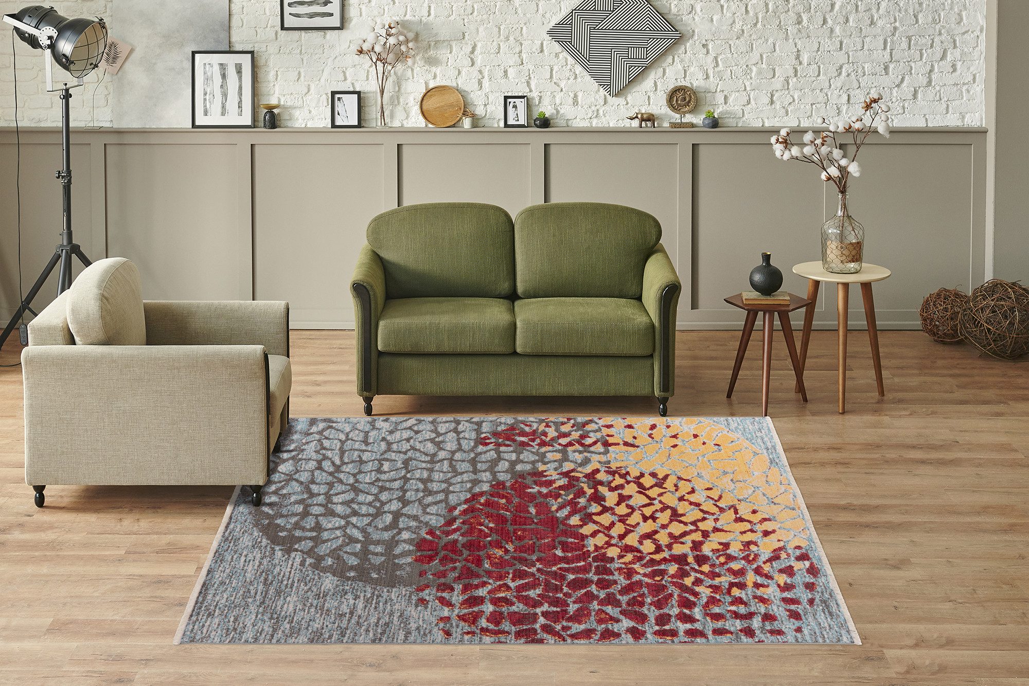 Kayoom Vloerkleed Milan 425 ca. 436.800 punten/qm, kortpolig tapijt, zachte feel, hoogwaardig