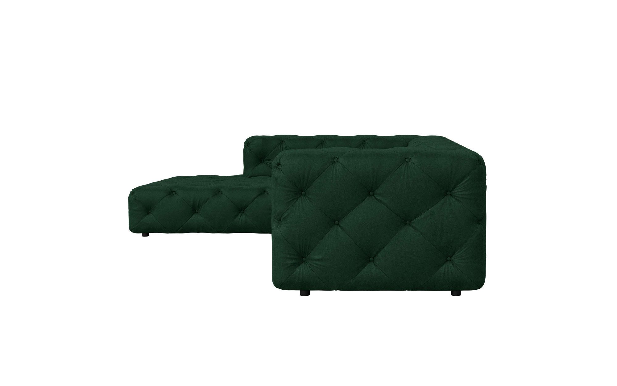 Places of Style Hoekbank FOLLINA L-vorm, met klassieke Chesterfield-knoopstiksels