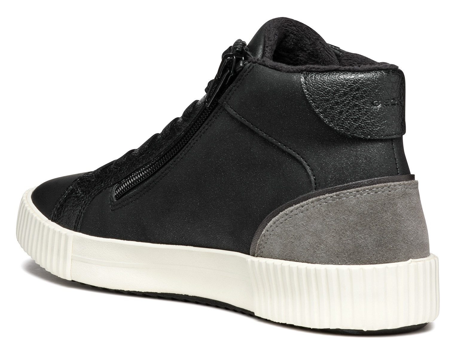 Geox Sneakers D BLOMIEE G high top sneaker veterschoenen winterlaarzen met verwarmende voering