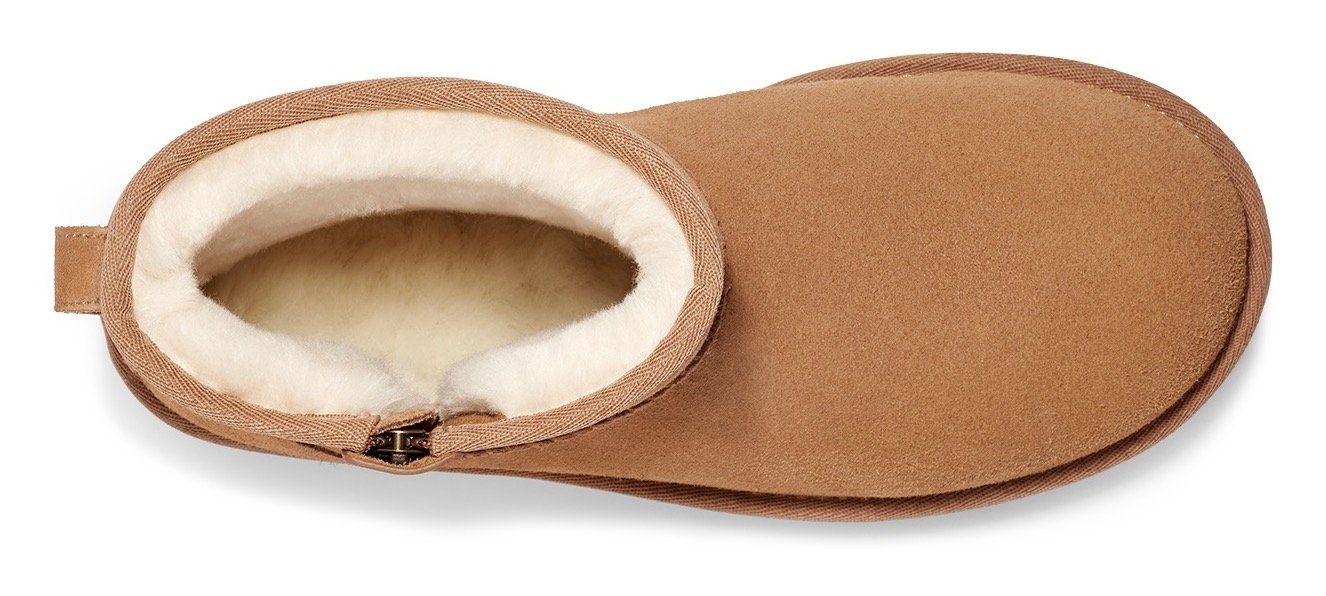 UGG Winterlaarzen CLASSIC MINI BAILEY ZIP winterlaars, snowboots, instaplaars met warme voering