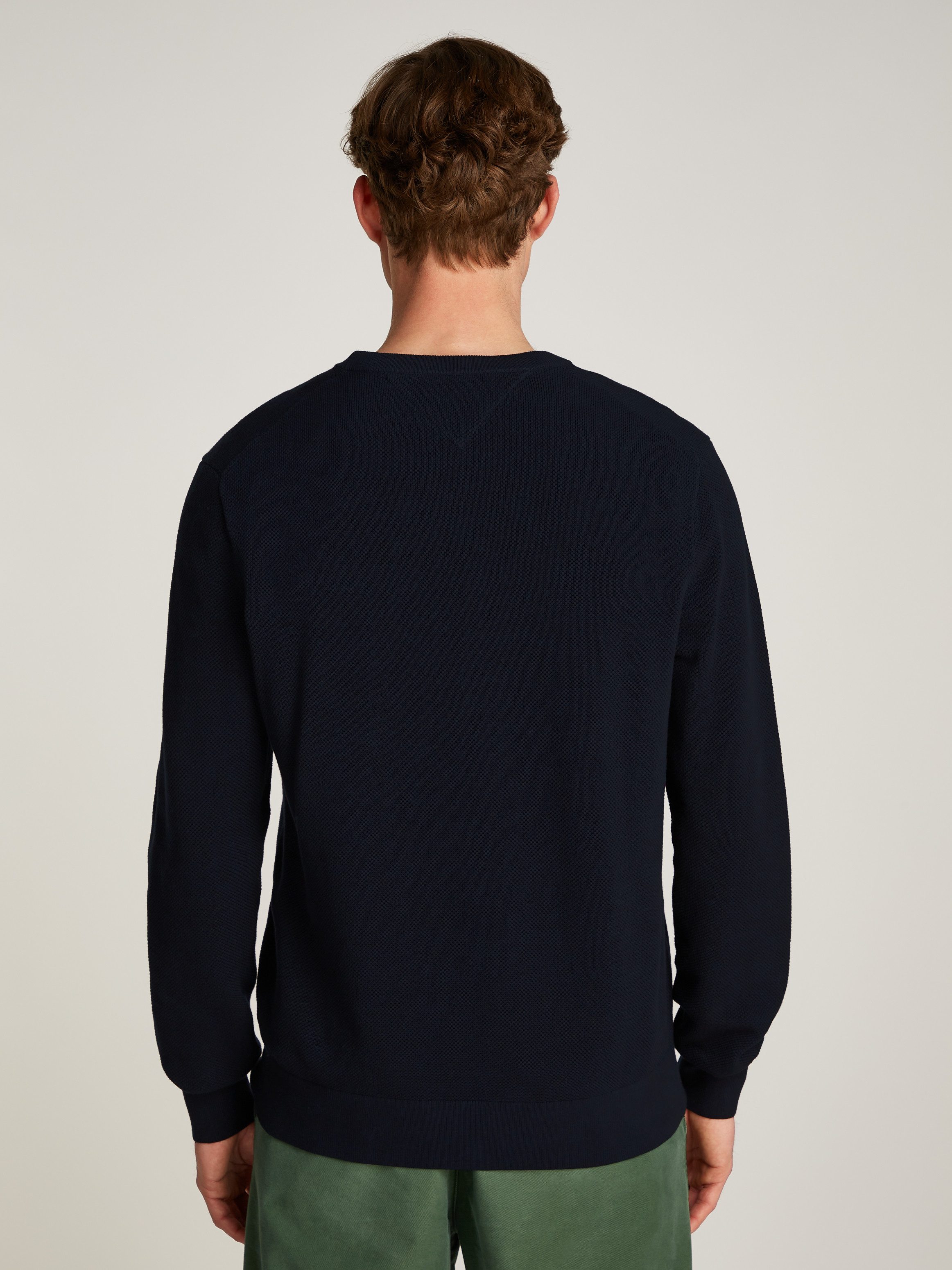 Tommy Hilfiger Trui met ronde hals ESSENTIAL STRUCTURE CREW NECK