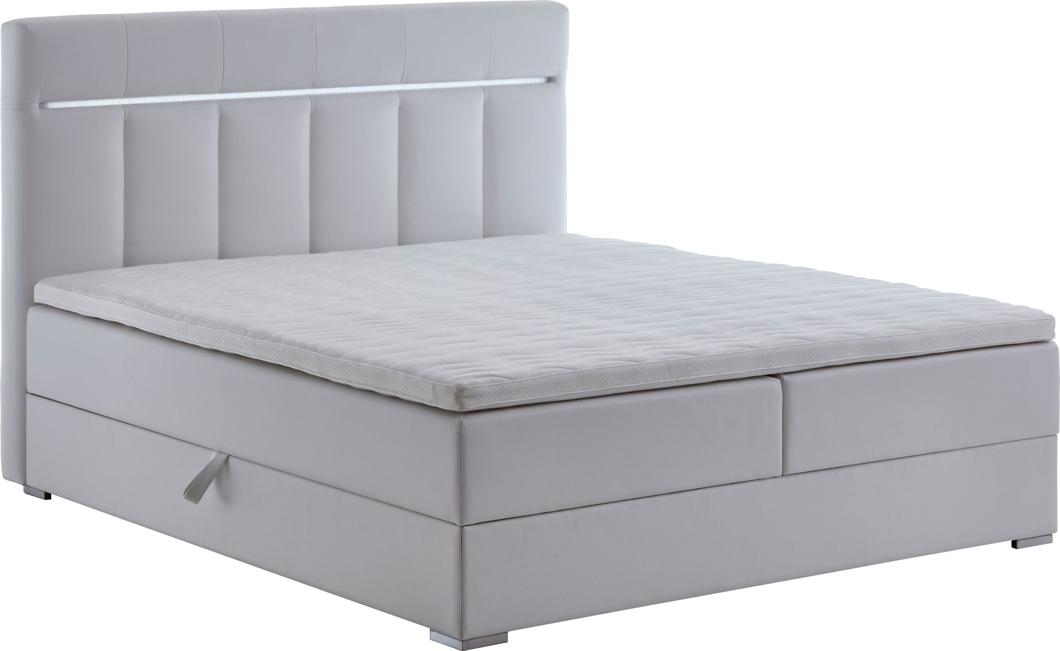 ATLANTIC home collection Boxspring TESSA met ledverlichting en bedkist