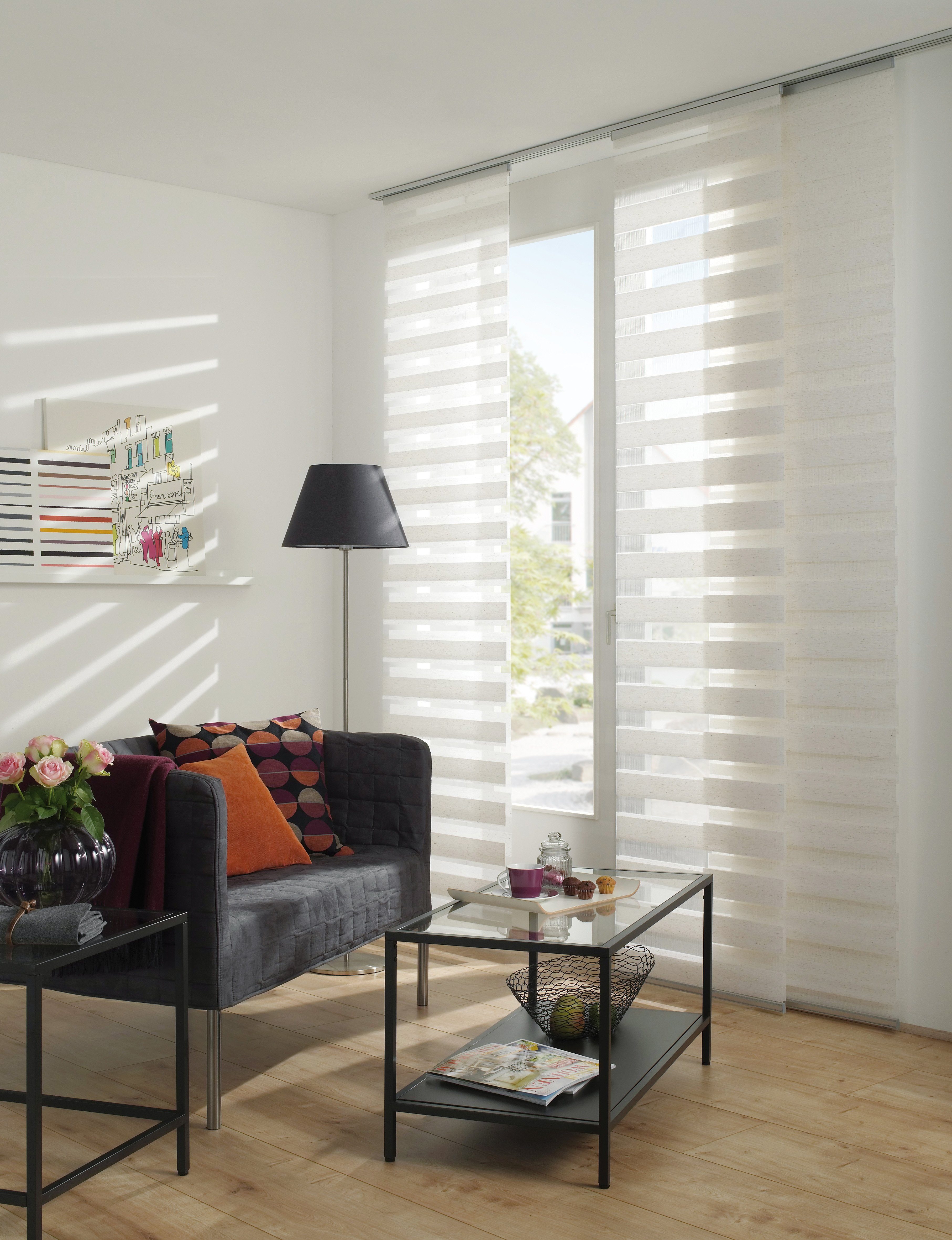 GARDINIA Paneelgordijn Day+Night met aluminiumprofiel inclusief runner (1 stuk)