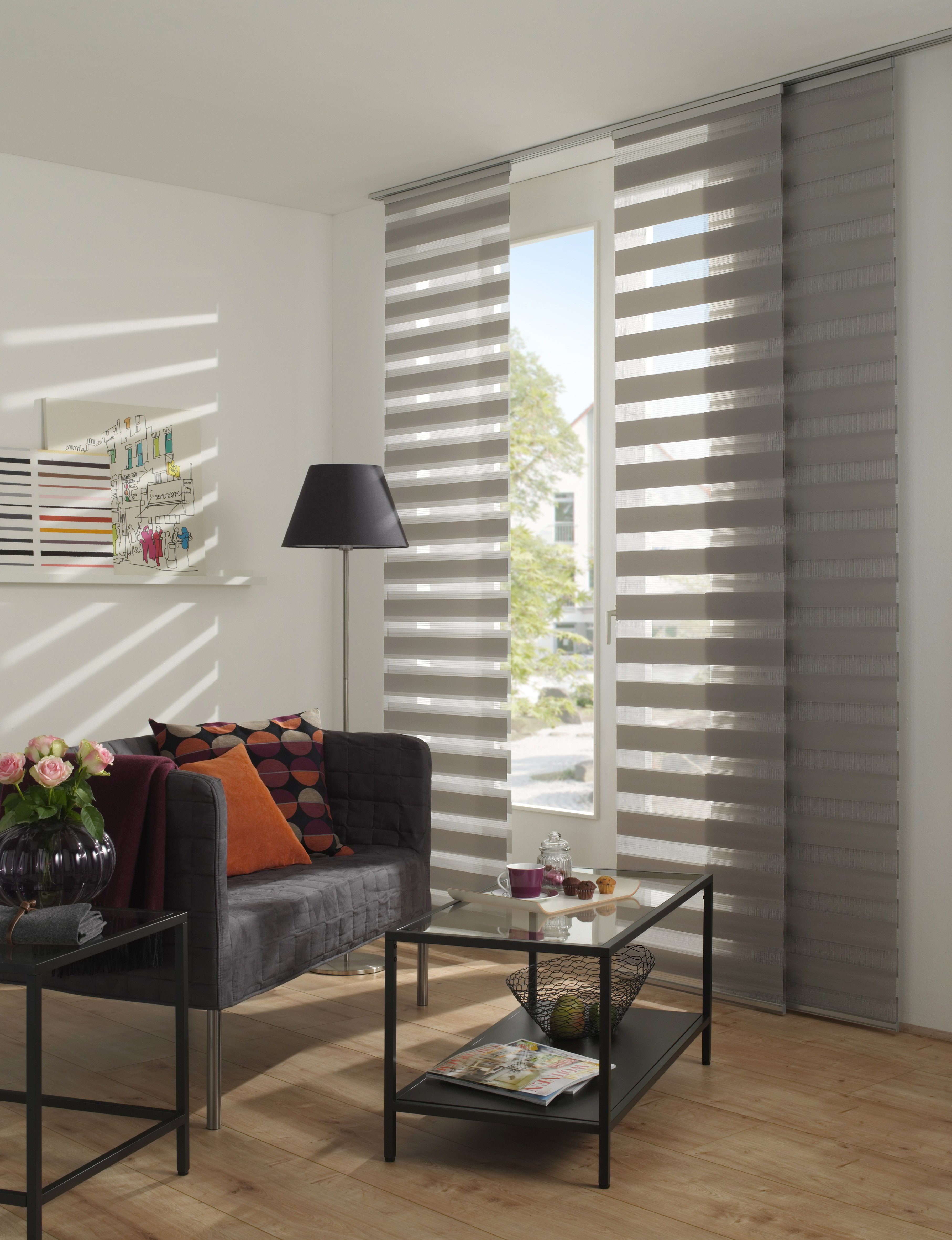 GARDINIA Paneelgordijn Day+Night met aluminiumprofiel inclusief runner (1 stuk)