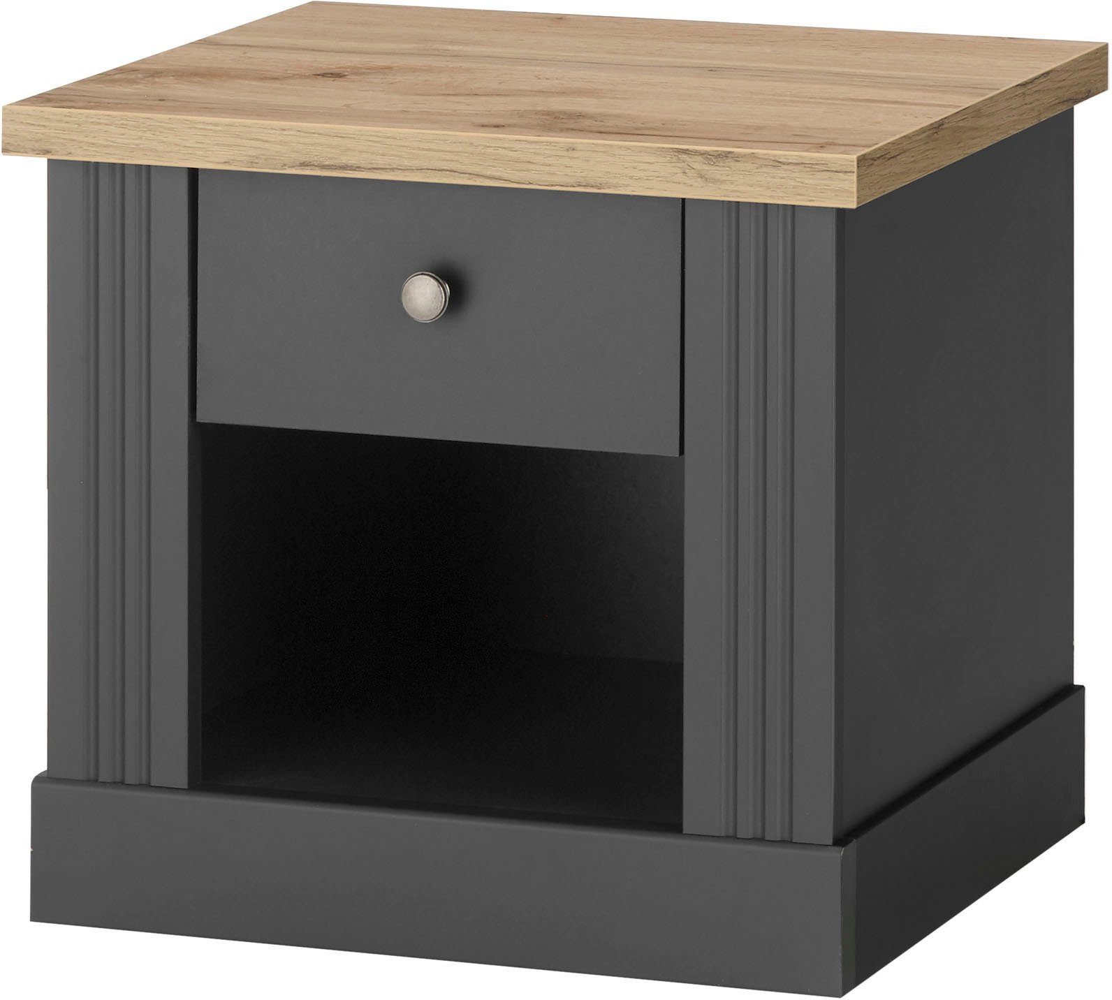 Home affaire Nachtkastje Westminster met 1 lade, exclusief by otto nachtkastjes grijs