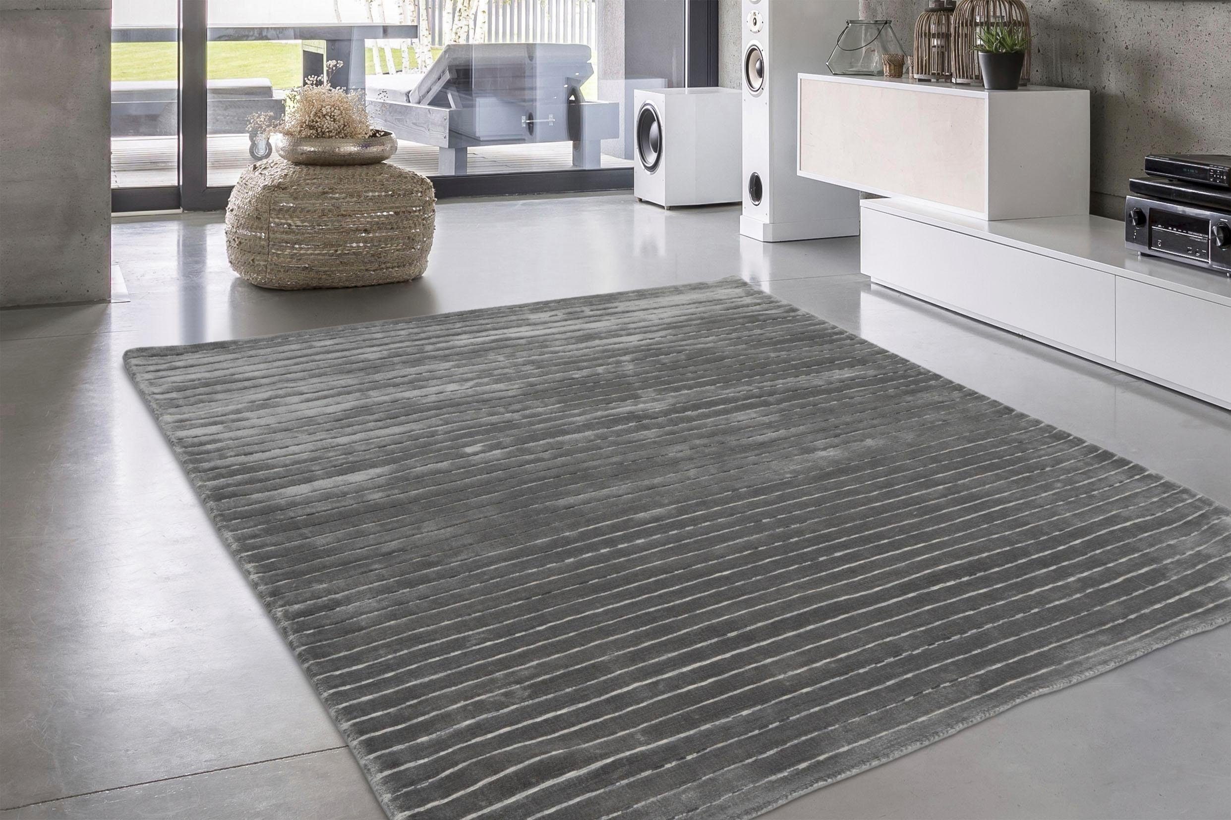 calo-deluxe Vloerkleed Scorpius 115 Reliëfstructuur, woonkamer
