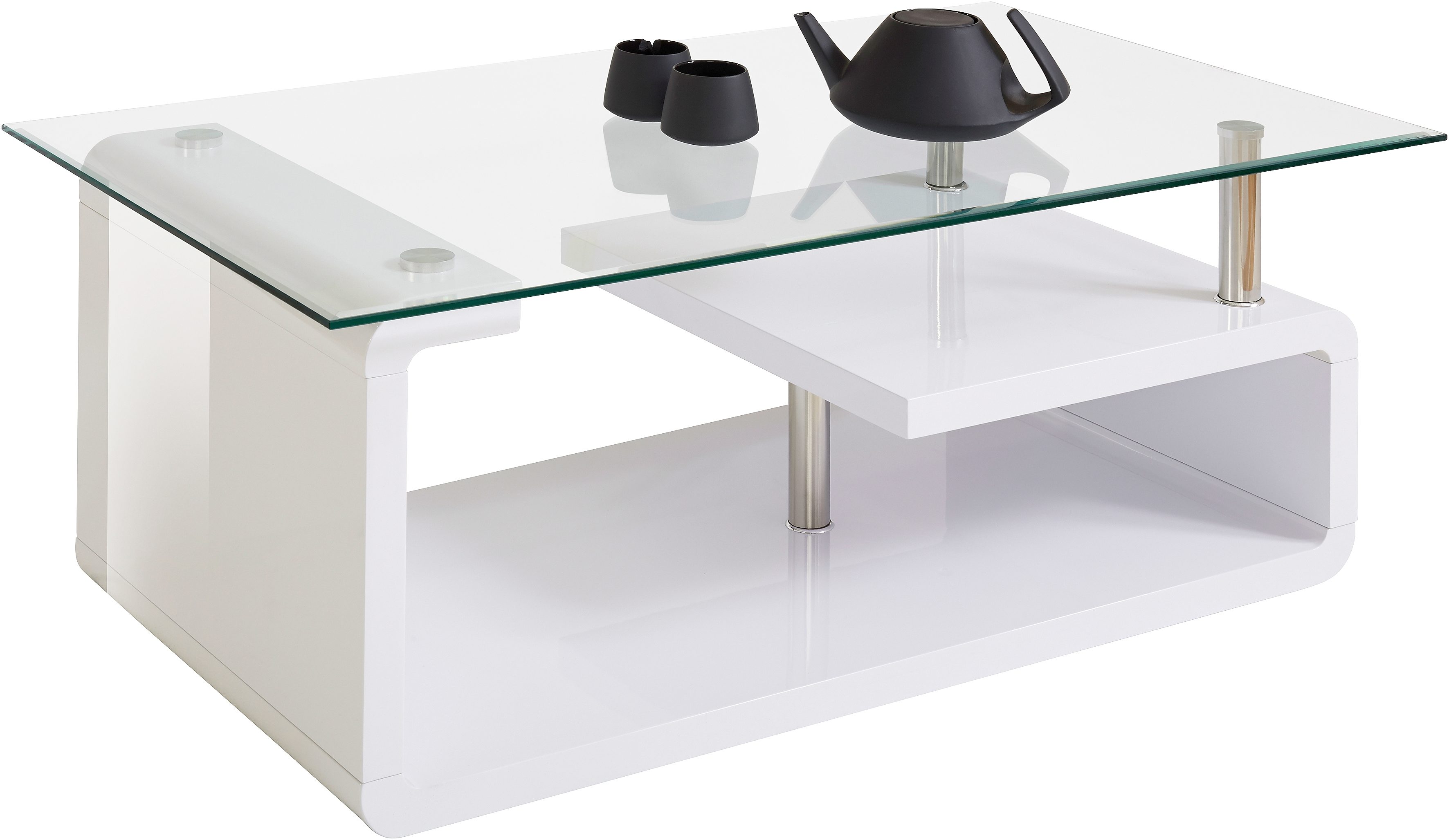 Paroli Salontafel met glasplaat