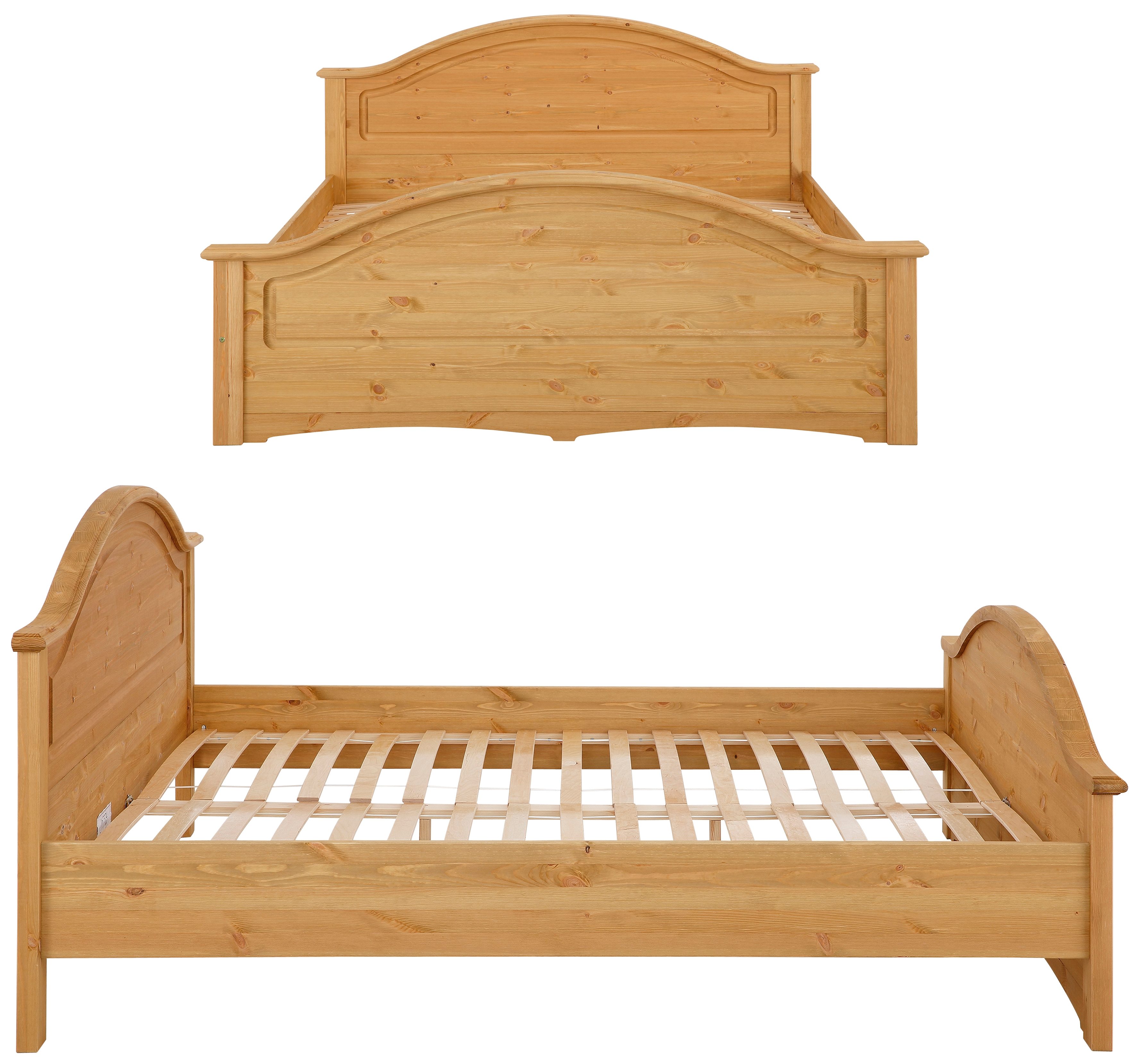Home affaire Slaapkamerserie "Konrad", complete slaapkamerset met grote kast met 5-deurs kledingkast, bed 180x200 cm en 2 nachtkastjes (set, 4-delig)