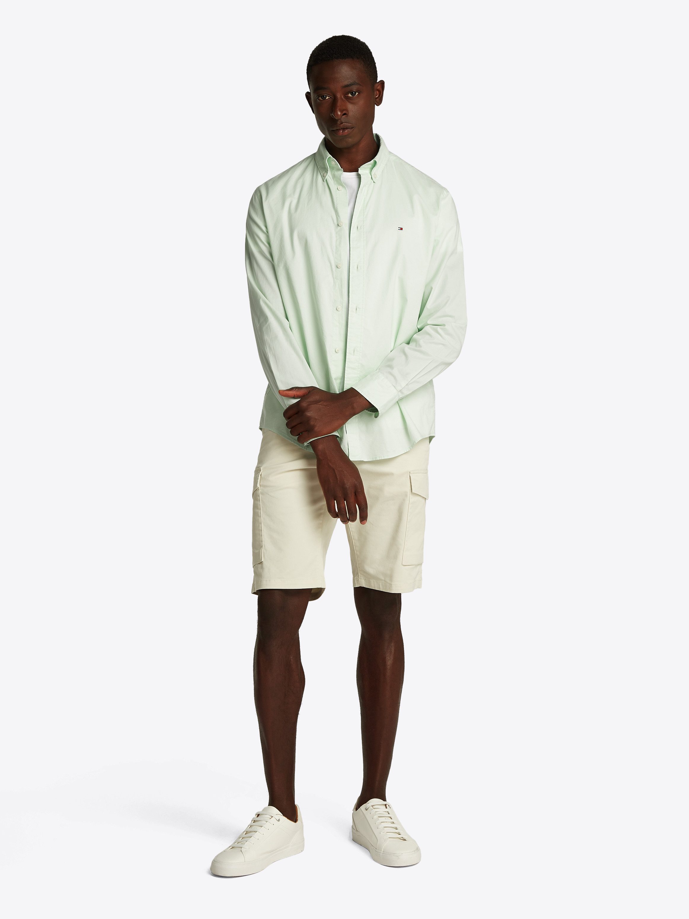 Tommy Hilfiger Businessoverhemd FLEX POPLIN SOLID RF SHIRT 1