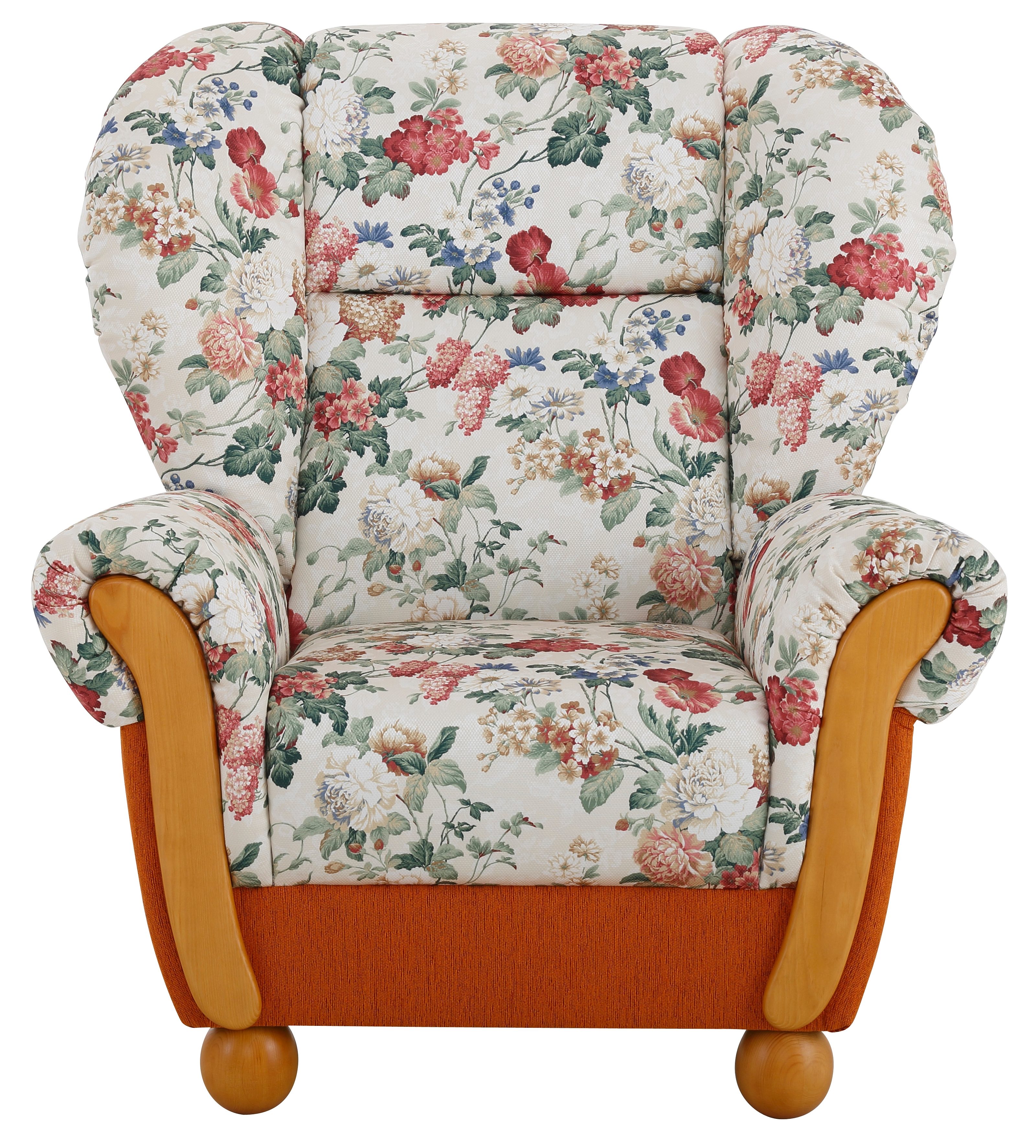 Home affaire Fauteuil Milano, comfortabele ovale fauteuil in landhuisstijl (set)