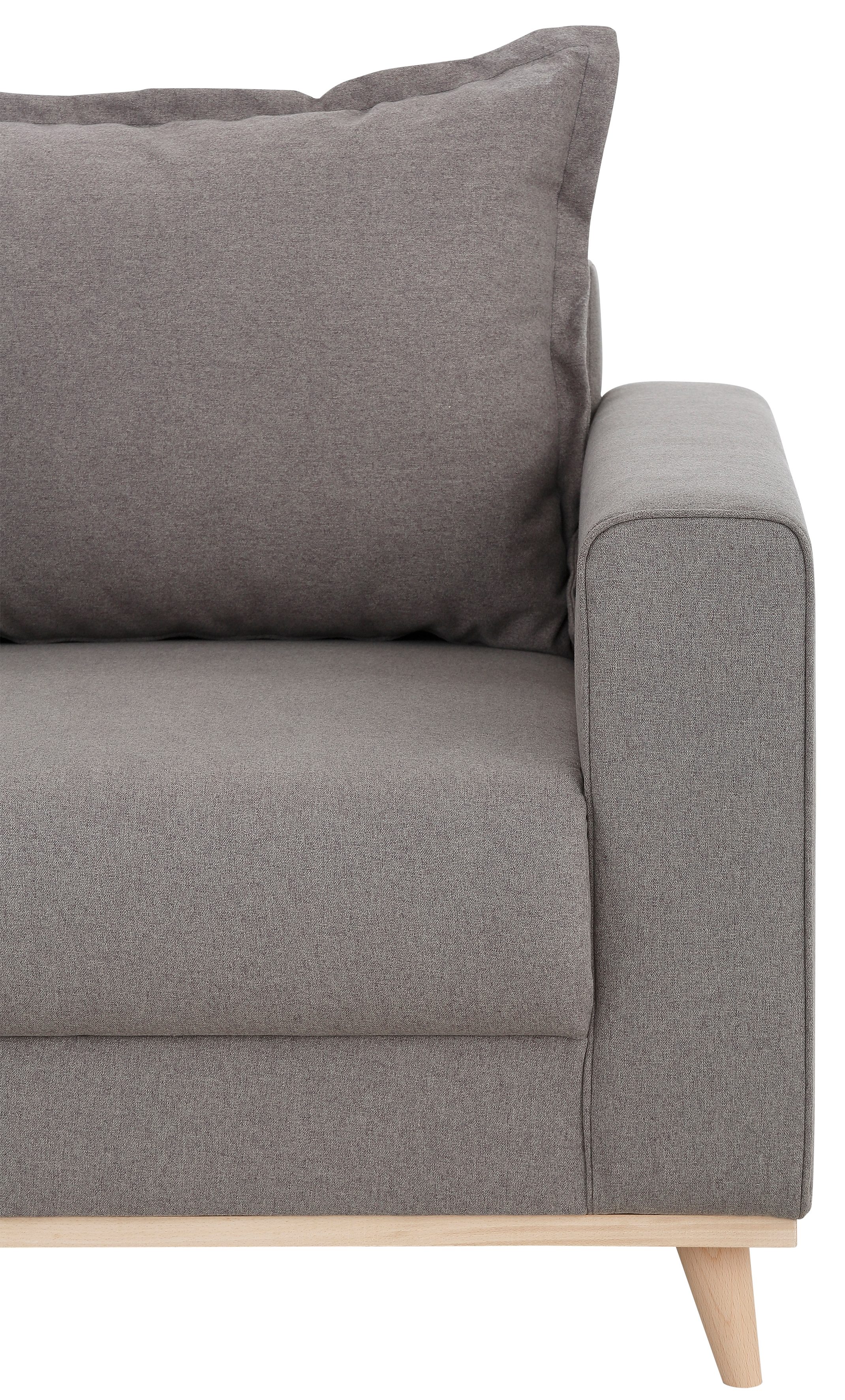 Home affaire Hoekbank Edina L-vorm ook in katoenmix-overtrekstof, in scandinavische stijl