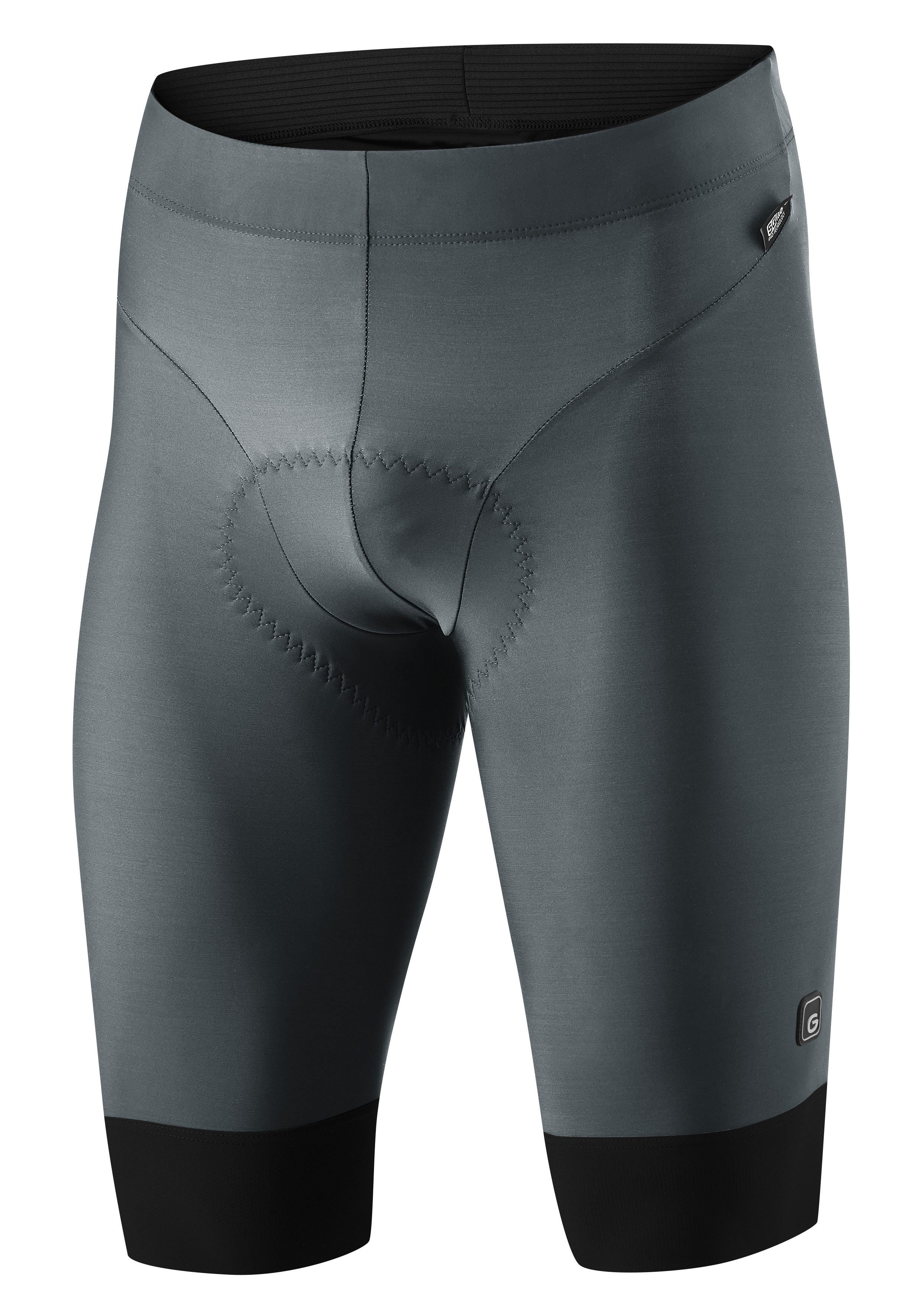 Gonso Fietsbroek SQlab GO M Heren fietsbroek met zitkussen, korte moderne fietsbroek, strakke pasvorm